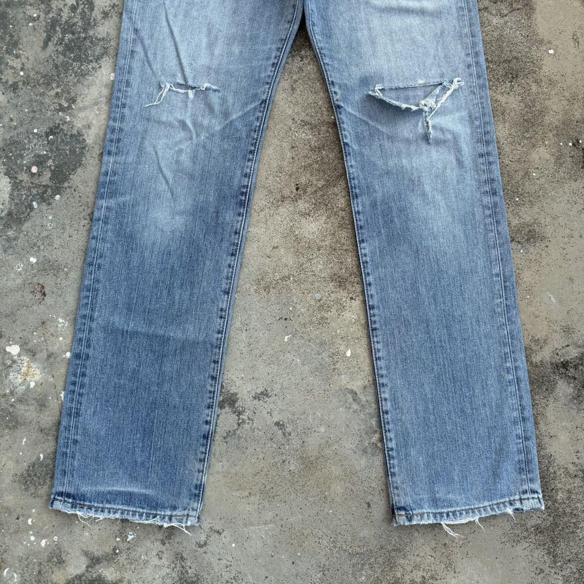 Japanese Brand VINTAGE WRANGLER FADED DISTRESSED JEAN DENIM PANTS Size US 30 / EU 46 - 3 Thumbnail
