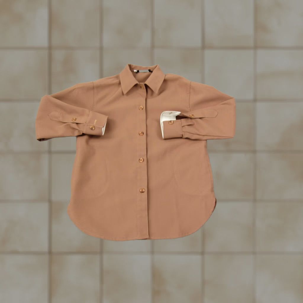 Vintage VINTAGE Breckenridge Shirt Medium 8 Brown Button Up Leisure Disco 70s Womens Size M / US 6-8 / IT 42-44 - 1 Thumbnail