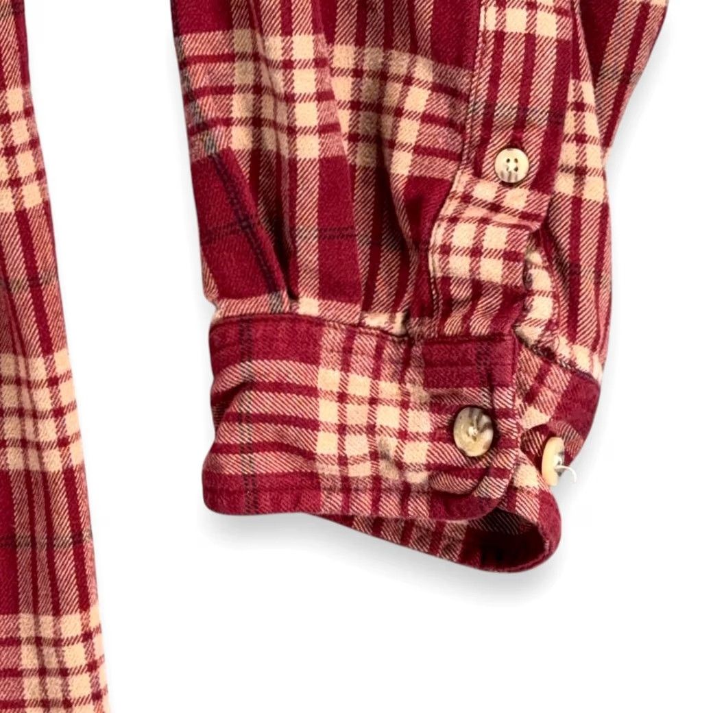 Carhartt VINTAGE Carhartt Shirt Mens Large Tall Red Plaid Flannel Button-Up Pocket Y2K Outdoor Workwear Size US L / EU 52-54 / 3 - 7 Thumbnail