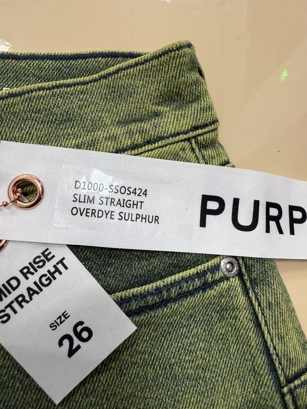 Other Purple Brand Slim Overdye Jeans Size 26" / US 2 / IT 38 - 3 Thumbnail