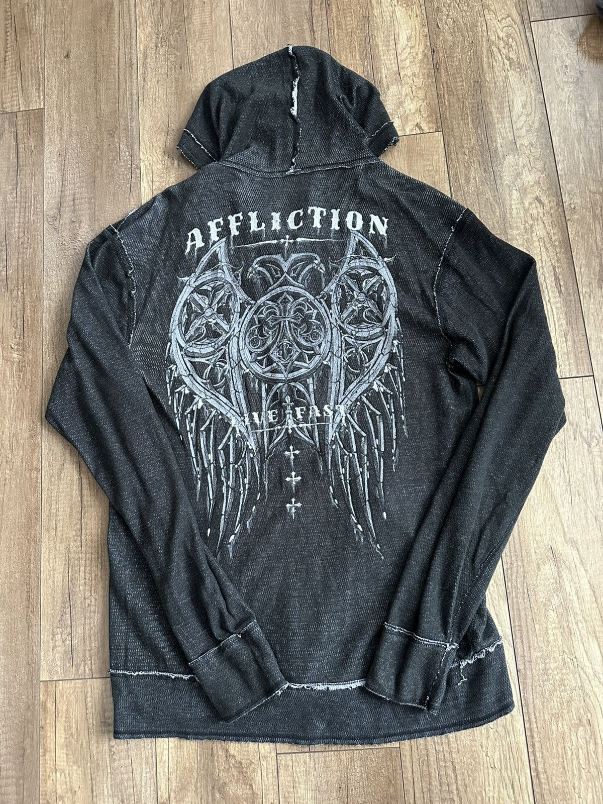 Affliction Affliction Reversible Zip Hoodie Vintage Y2K Size US XL / EU 56 / 4 - 4 Thumbnail