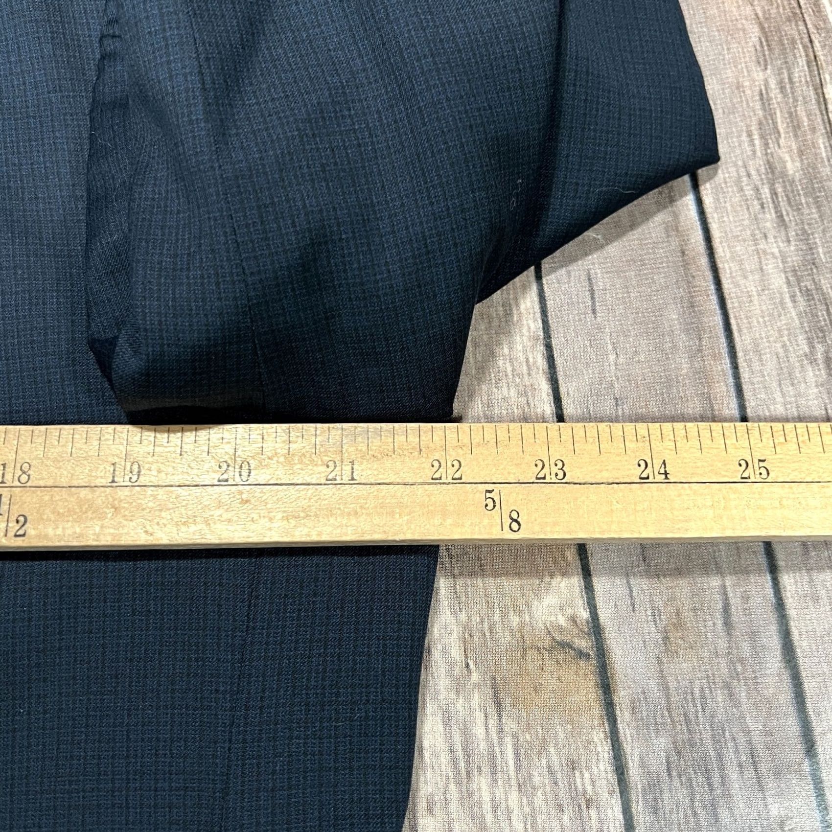 Peter Millar Peter Millar Wool Sport Coat Blazer 42R Men Blue Two Button Suit Jacket REPAIRED Size 42R - 7 Thumbnail