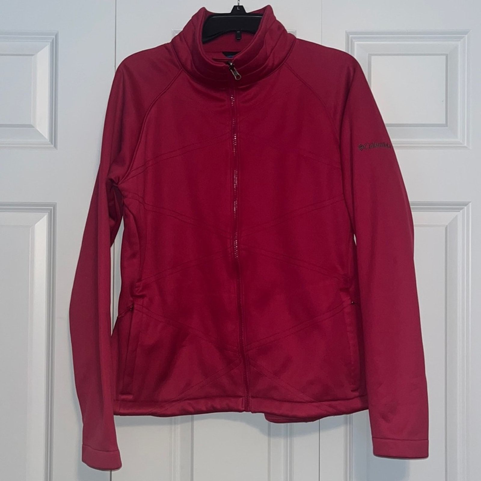 Columbia Columbia Interchange Soft Shell Full Zip Jacket- Pink Sz L Size L / US 10 / IT 46 - 1 Thumbnail