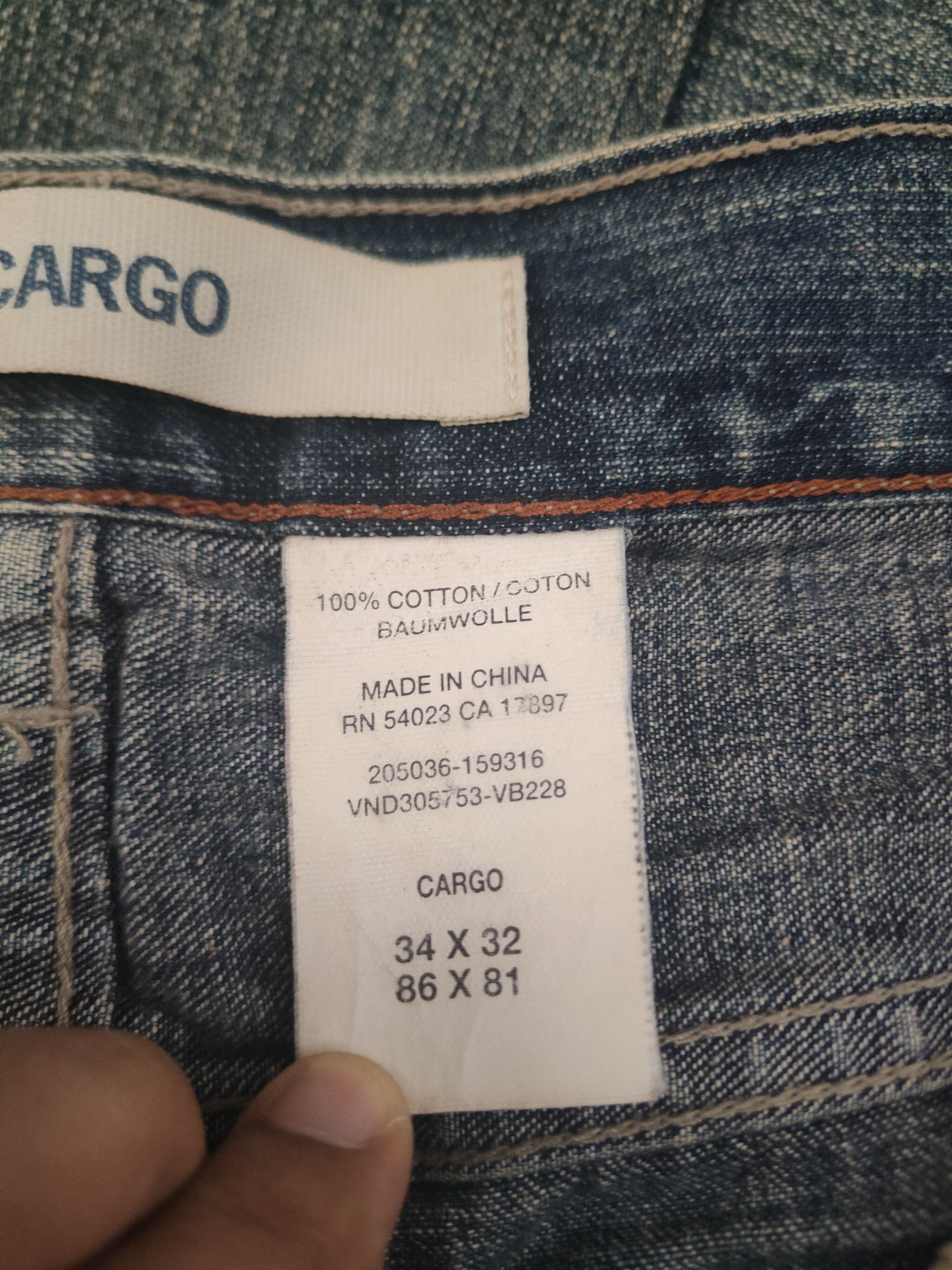Gap DL Gap Dark Blue Distressed Ripped Jeans #1512 Size US 34 / EU 50 - 14 Thumbnail