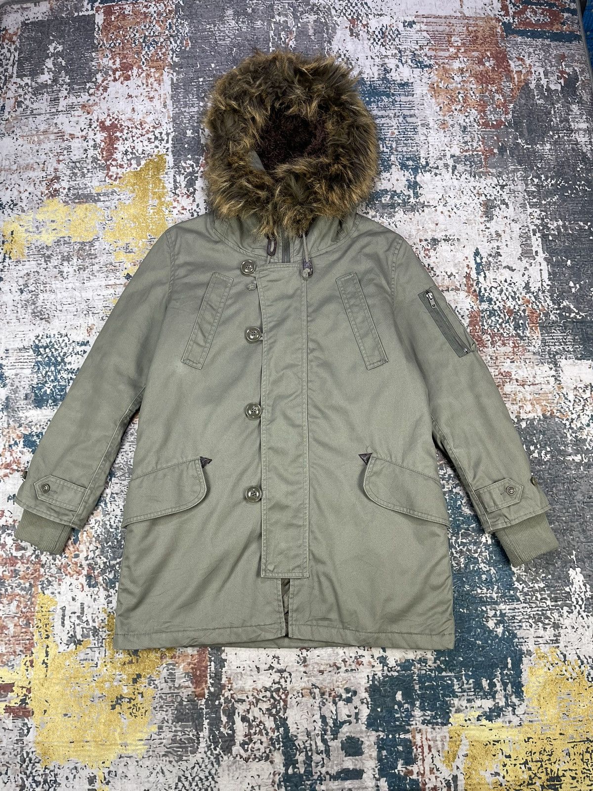 Hypebeast Rush Hour Faux Fur Snorkel Down Parka Jackets Size L / US 10 / IT 46 - 1 Thumbnail