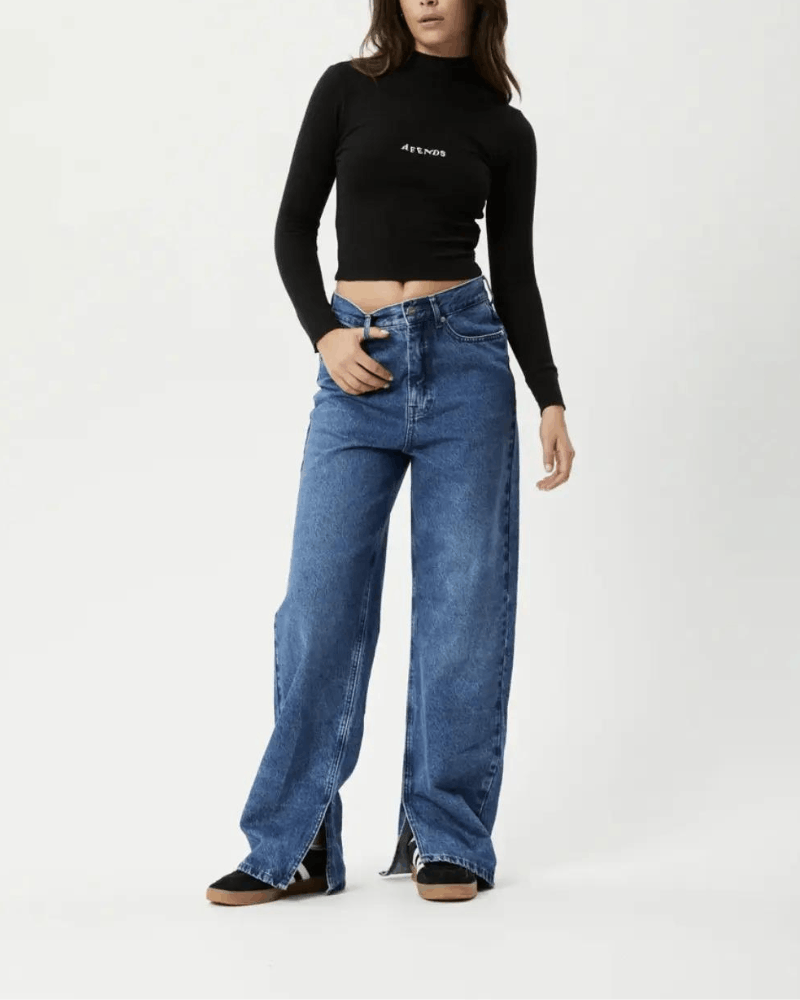 Afends BNWT Afends - Daze Iconic - Hemp Ribbed Long Sleeve Top - XS Size XS / US 0-2 / IT 36-38 - 5 Thumbnail