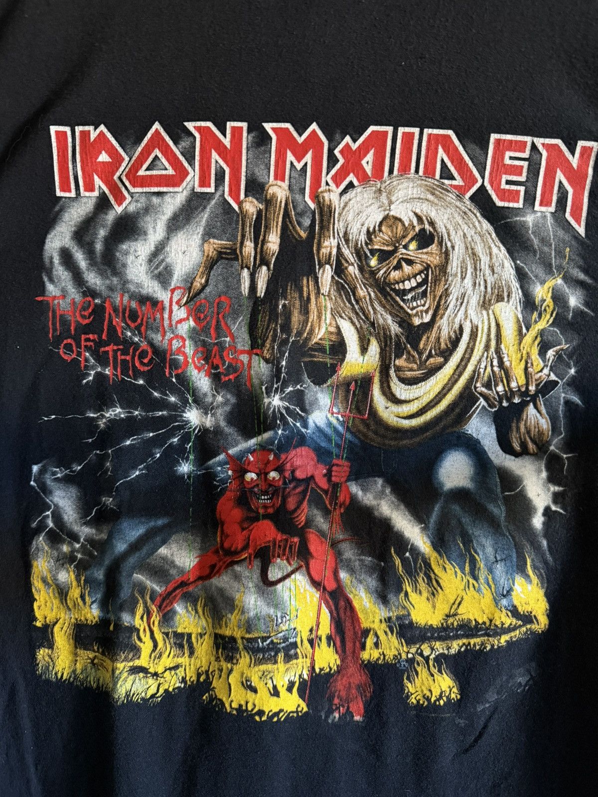 Band Tees Iron Maiden 2008 Vintage Band Concert Tee Size US XXL / EU 58 / 5 - 3 Thumbnail