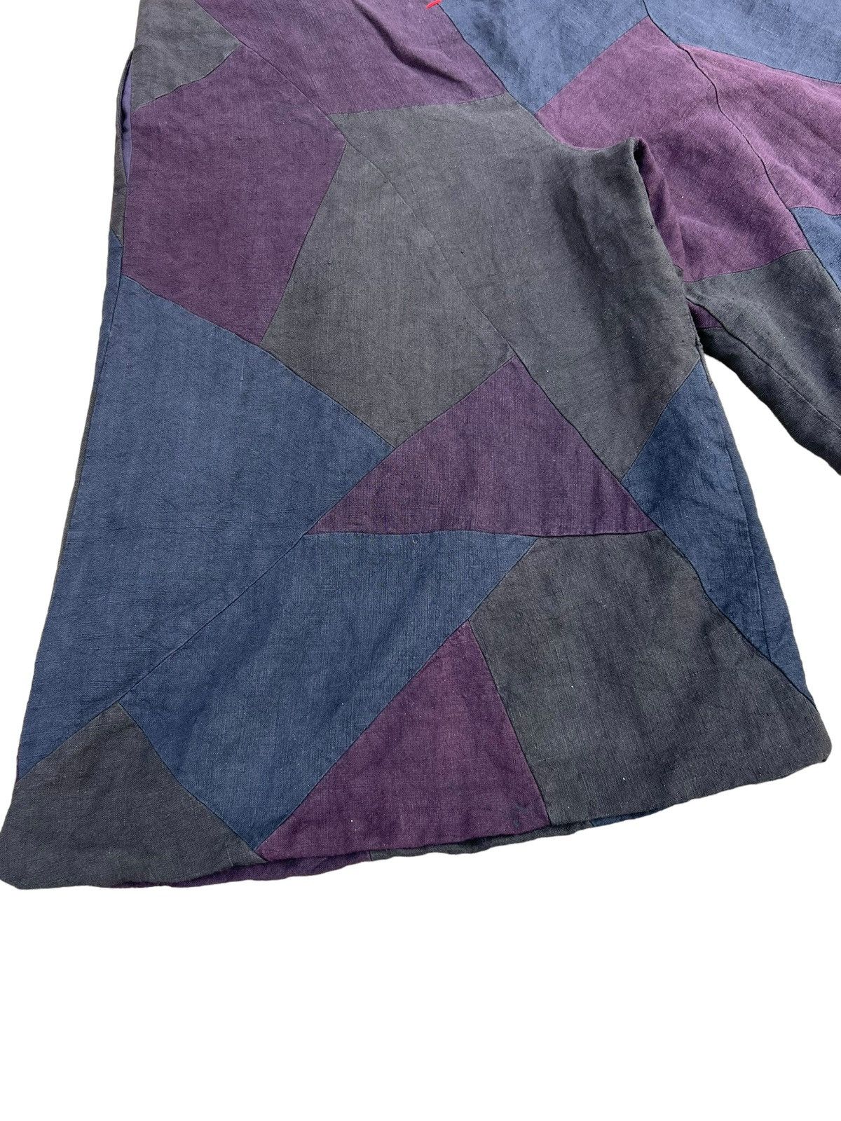 Casey Casey × Casey Vidalenc Casey Vidalenc Multi Colour Patchwork Super Wide Linen Pant Size US 32 / EU 48 - 13 Thumbnail