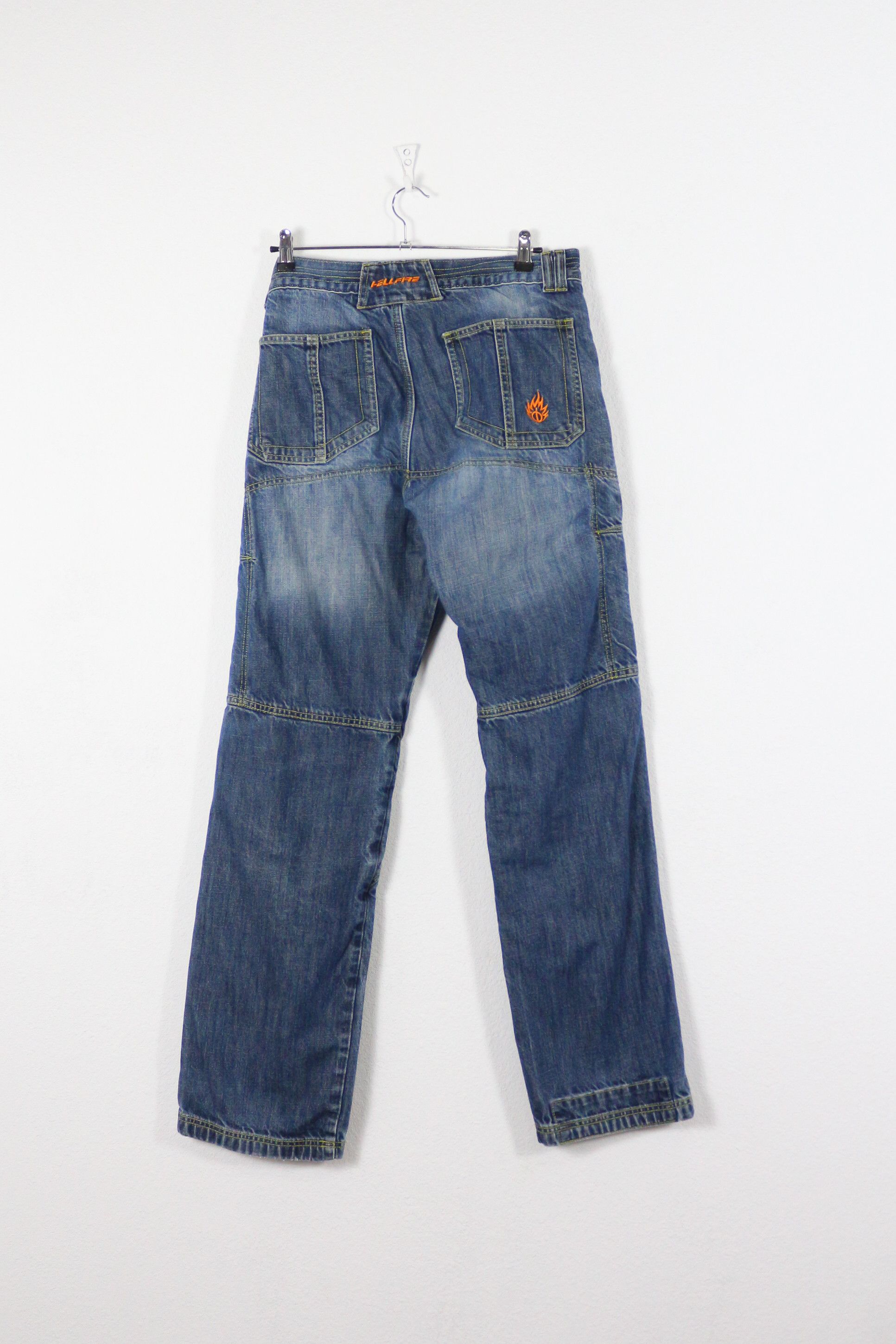 Japanese Brand Vintage POLO Motorrad Racing Moto Jeans Denim Pants Y2K Size US 32 / EU 48 - 6 Thumbnail