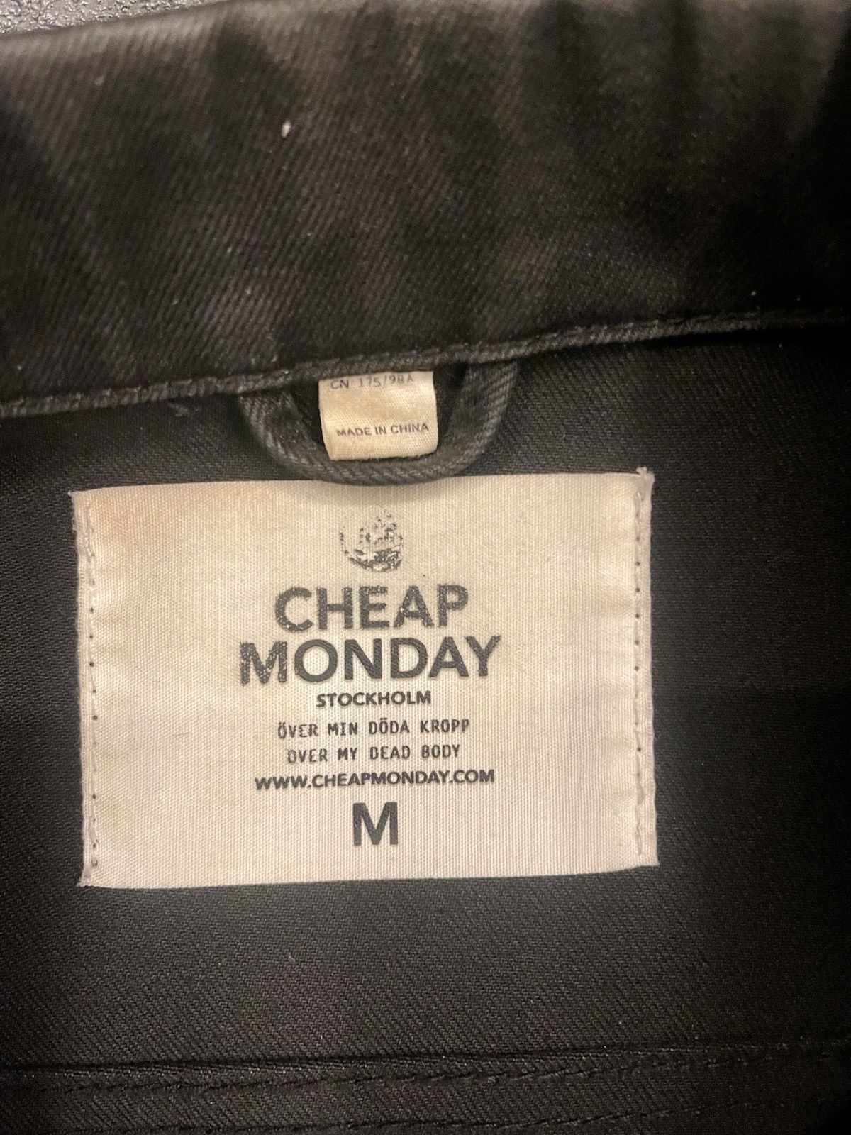 Cheap Monday Cheap Monday Black Denim jacket Size US M / EU 48-50 / 2 - 5 Thumbnail