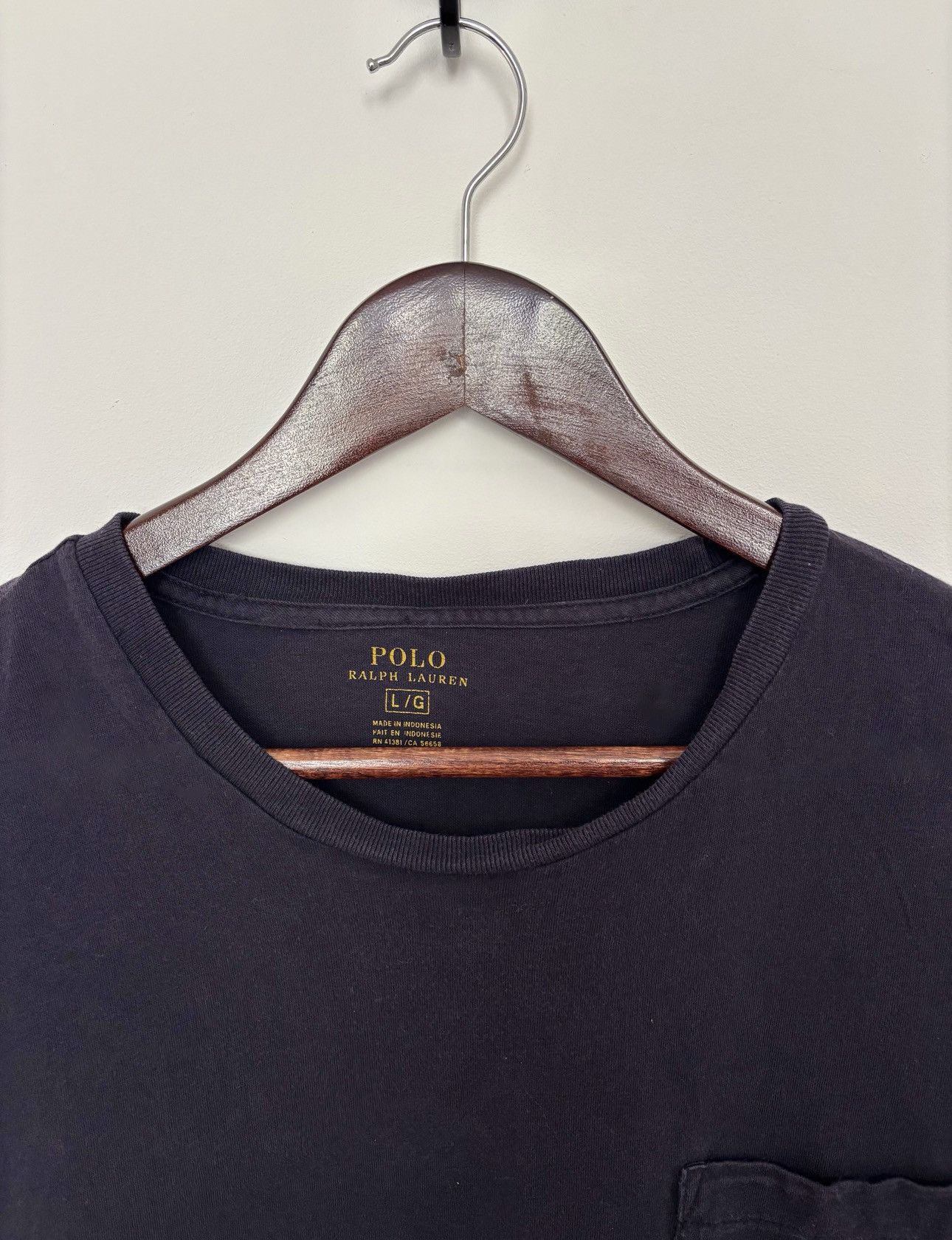 Polo Ralph Lauren Polo Ralph Lauren Navy Tee - Red Pony Essential T-Shirt Size US M / EU 48-50 / 2 - 2 Thumbnail
