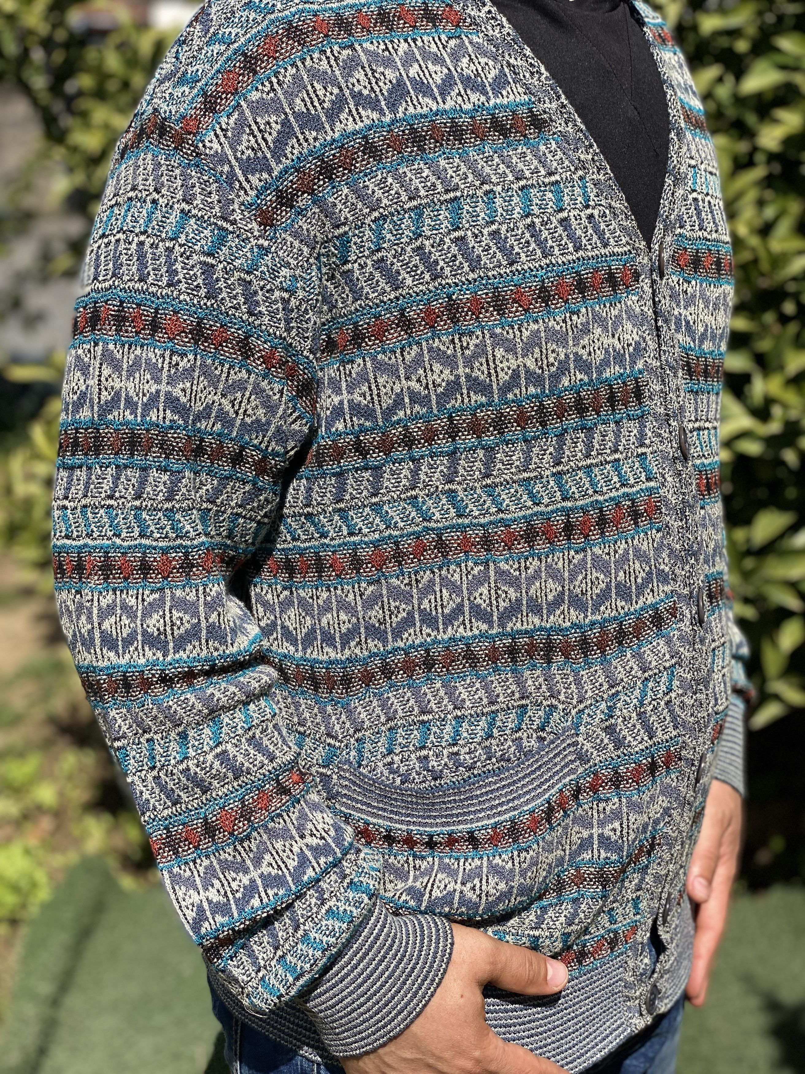 Missoni Missoni 3D Knit Pullover Geometr Retro Size 48 M Jeresy Size US M / EU 48-50 / 2 - 6 Thumbnail