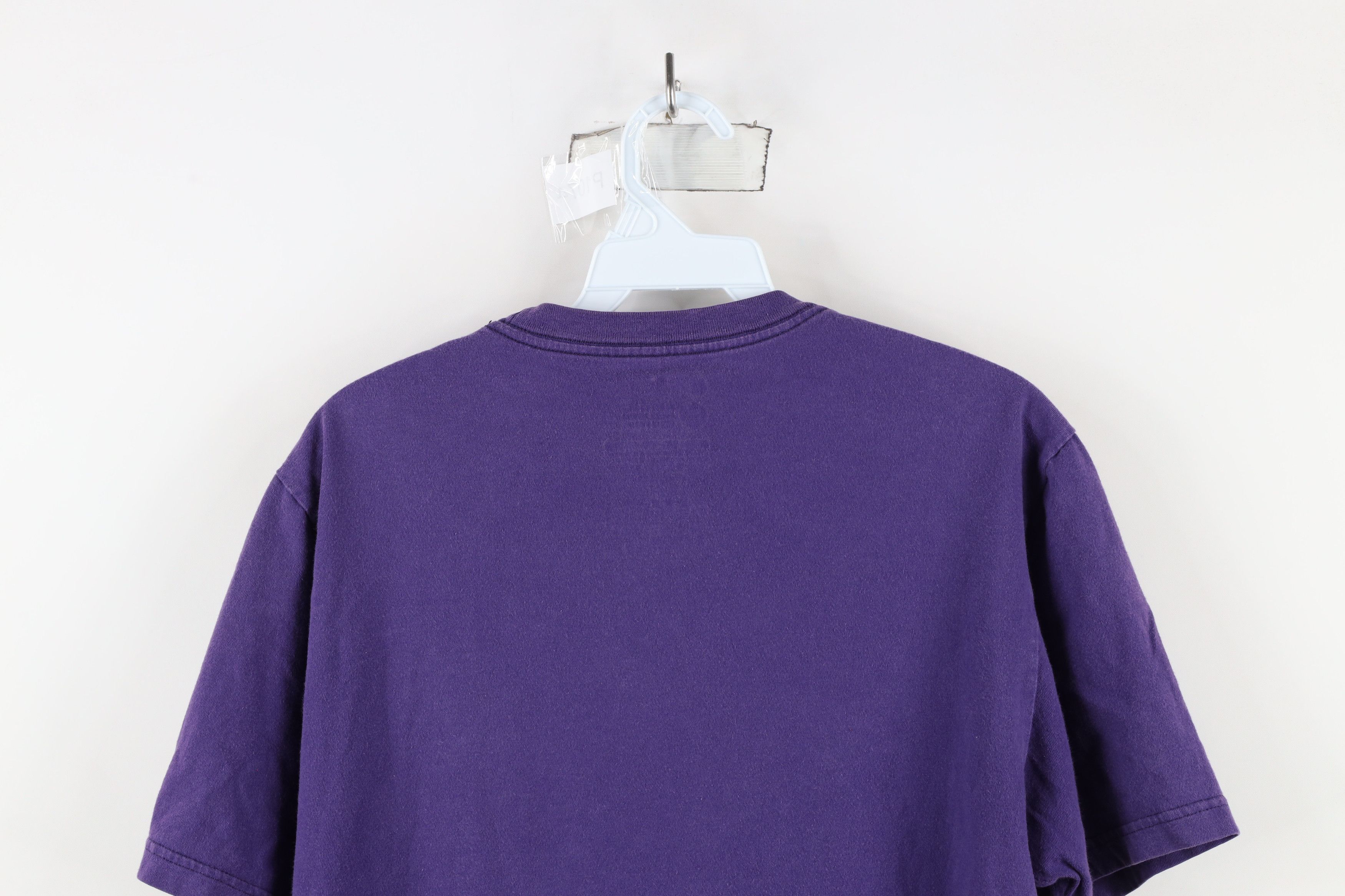 Nike × Vintage Vintage Nike Scott Mini Swoosh Short Sleeve T-Shirt Purple Size US M / EU 48-50 / 2 - 11 Thumbnail