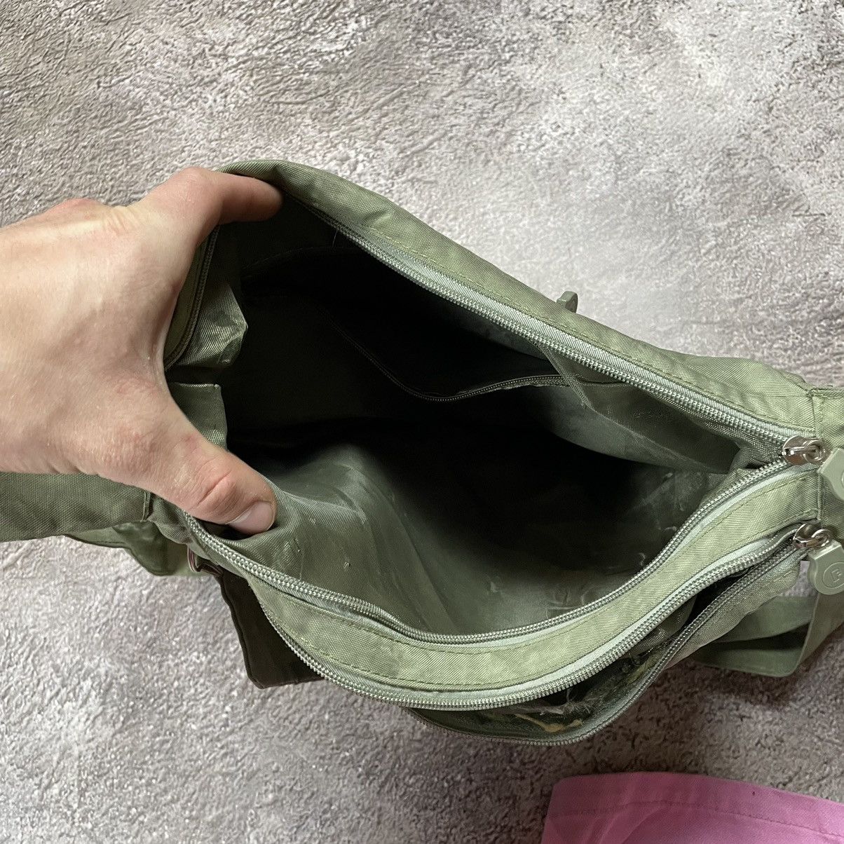 Vintage Vintage 90s Japanese Nylon Shoulder Bag Alt Goth Punk OS Size ONE SIZE - 8 Thumbnail