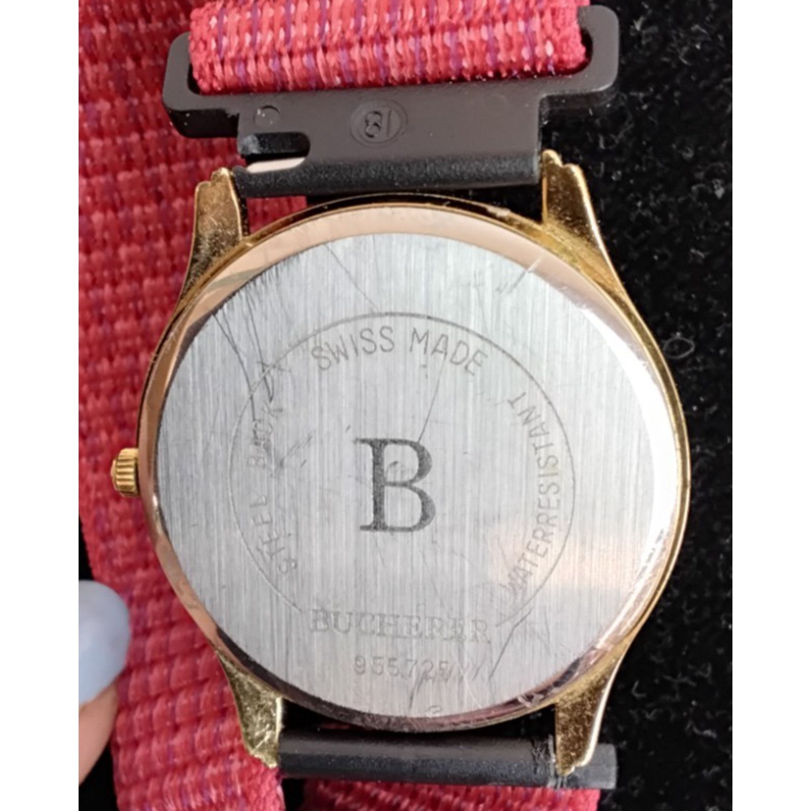 Other Bucherer Wrist Watch Men's Vintage 1990's Gold Plated Bezel Size ONE SIZE - 4 Thumbnail