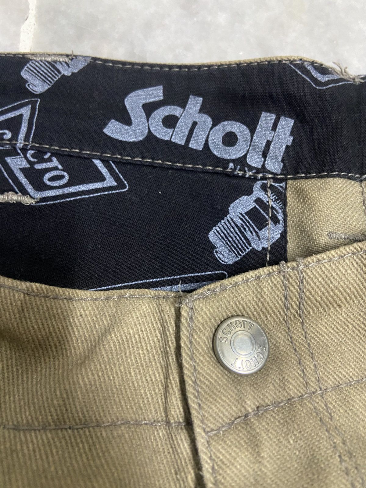 Schott × Vintage Vintage Schott Perfecto Works Pants Size US 30 / EU 46 - 8 Thumbnail
