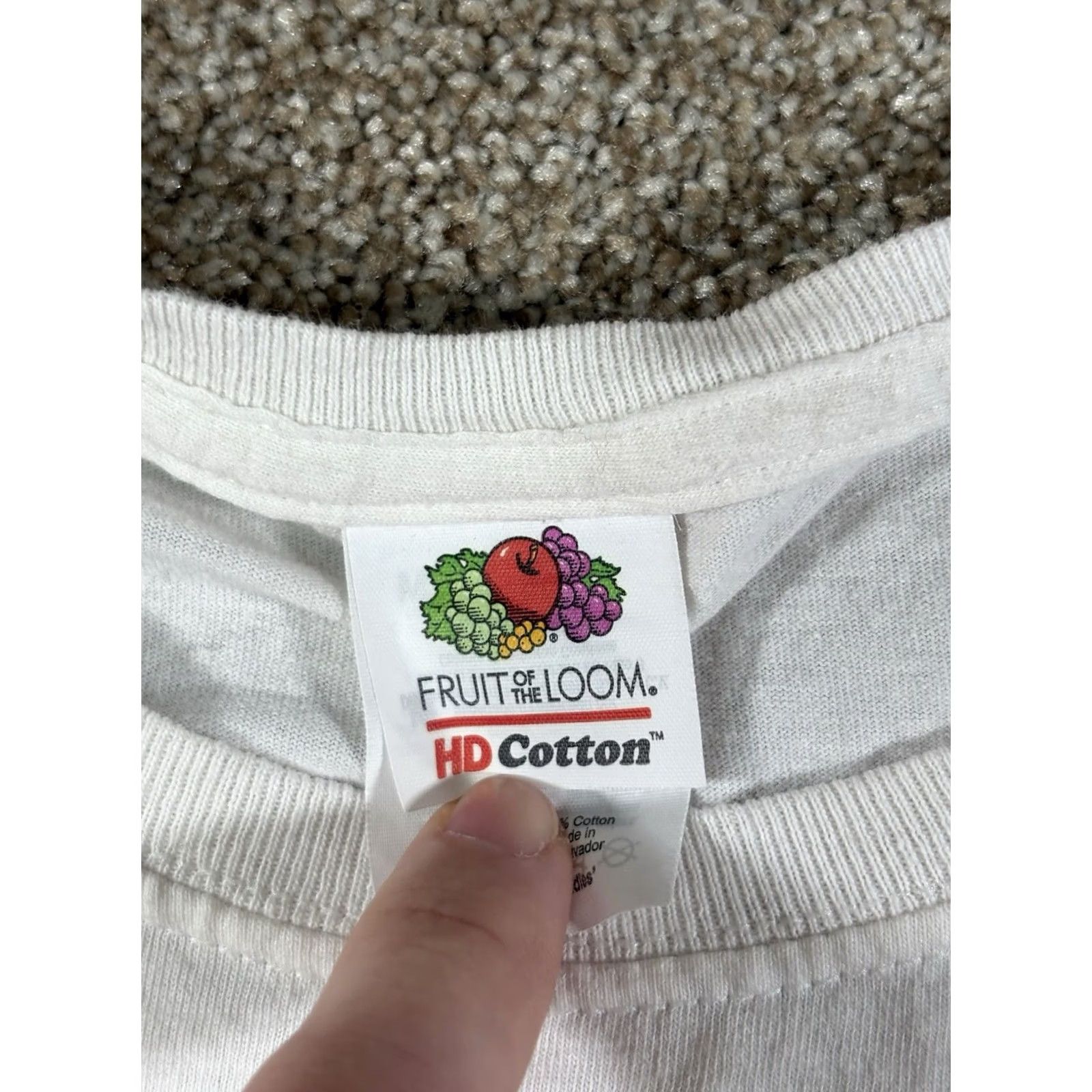 Fruit Of The Loom VINTAGE Fruit of the Loom T-Shirt Womens M White Short Sleeve Crew Neck Graphic Print Funny Farming USA Western Hipster 2000s Size M / US 6-8 / IT 42-44 - 2 Thumbnail