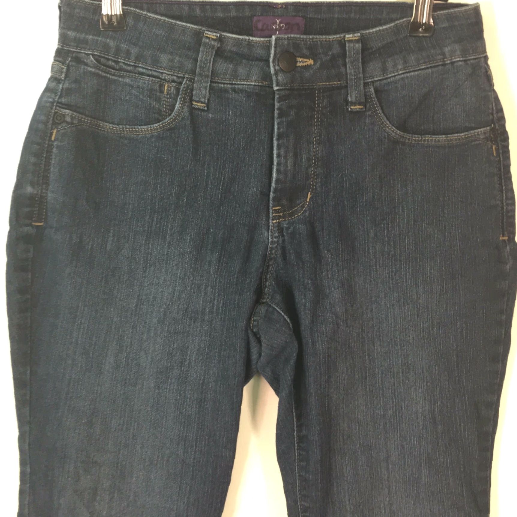 NYDJ NYDJ Denim Skinny Jeans 4P Womens Regular Flat Front Stretch Blue 28X26 Jeans Size 25" / US 0 / IT 36 - 2 Thumbnail