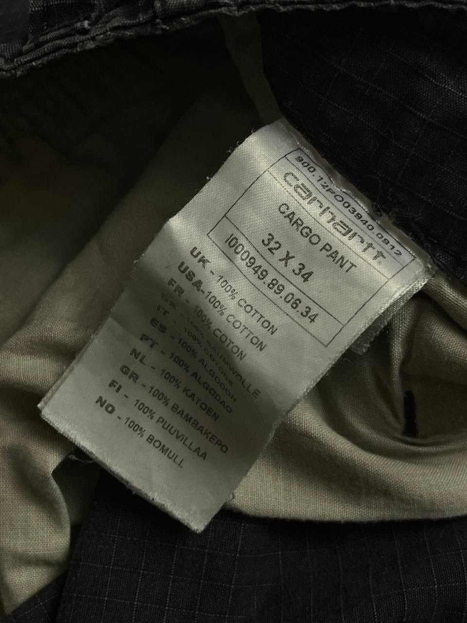 Carhartt × Vintage Carhartt Vintage 90s Cargo Pants 30/32 Size US 30 / EU 46 - 9 Thumbnail