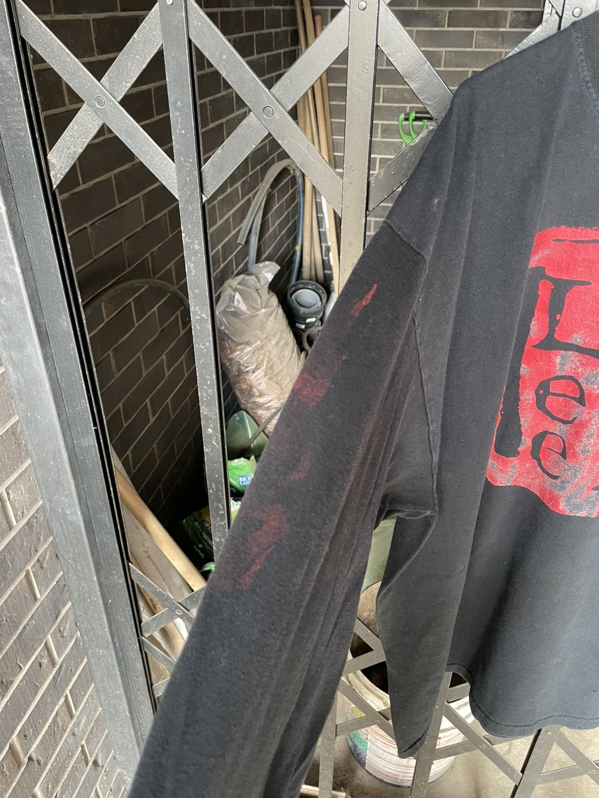 Band Tees × Vintage Vintage 90's Levellers Black Long Sleeve Shirt (Pink Floyd) Size US XXL / EU 58 / 5 - 6 Thumbnail
