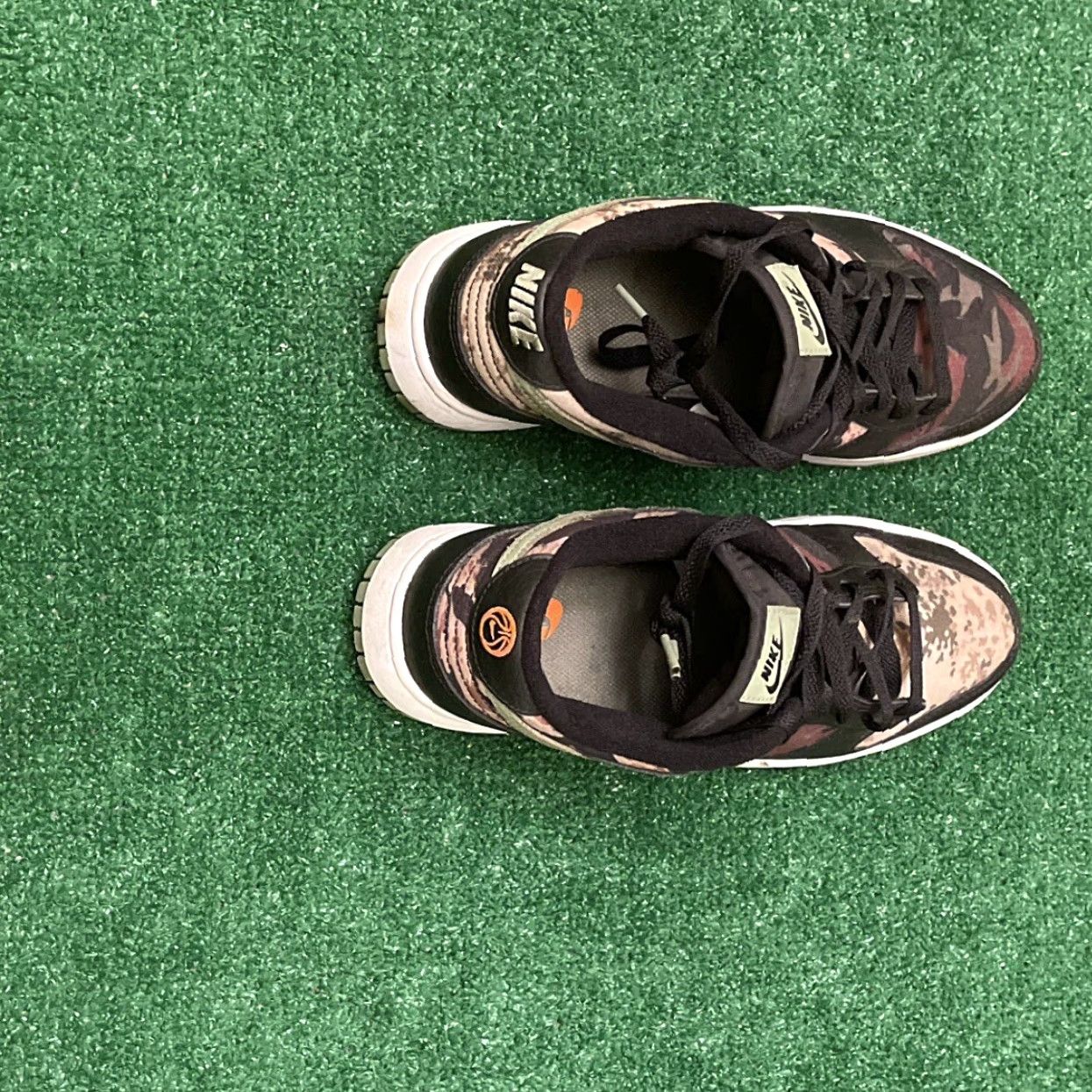 Nike Nike Dunk Low Crazy Camo 2021 Mens Size 9 Black Olive DH0957-001 Size US 9 / EU 42 - 5 Thumbnail