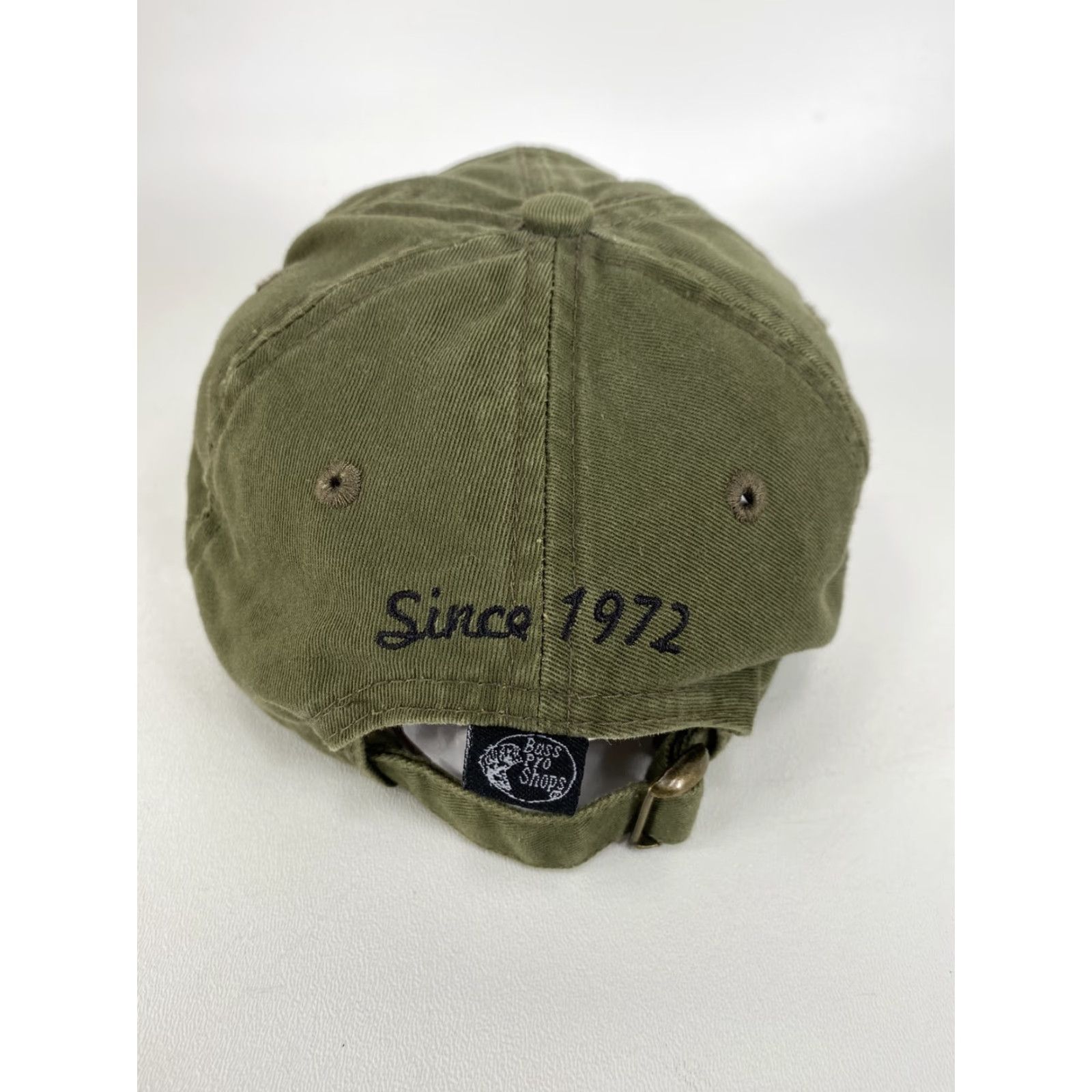 Bass Pro Shops Bass Pro Shop Pheasant Embroidered Strapback Adult Hat Cap Baseball Cap Unisex Green Cotton Polyester Canvas Adjustable Men Women Size ONE SIZE - 4 Thumbnail