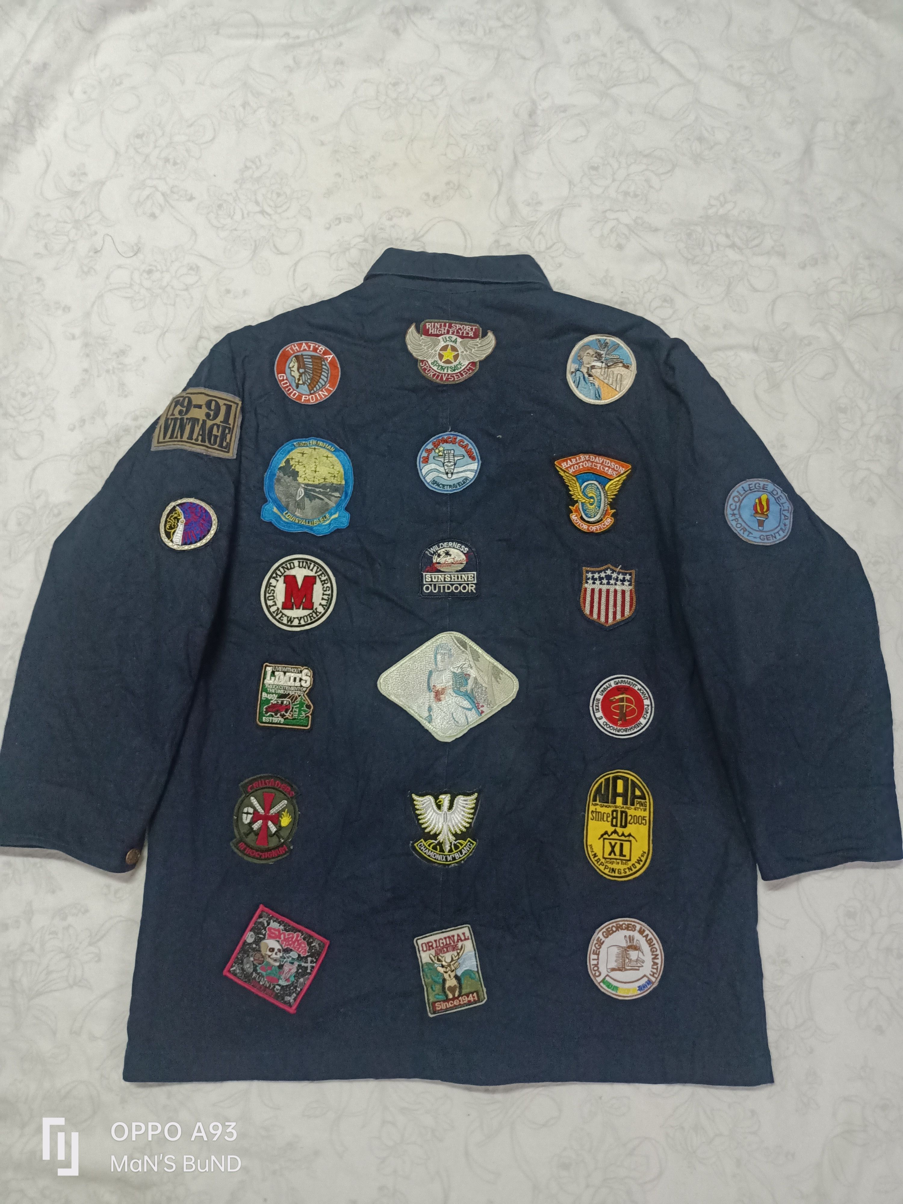 Vintage Vintage Patch Jacket (22 Patches) Size US L / EU 52-54 / 3 - 2 Thumbnail