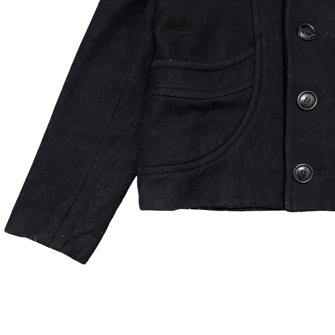 Issey Miyake Vintage Issey Miyake Sunao Kuwahara Wool Hooded Coat Size US S / EU 44-46 / 1 - 3 Thumbnail