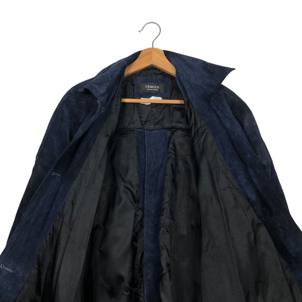 Designer × Japanese Brand 📌Vintage Long Jacket Marquis Made in Canada Genuine Leather Size US M / EU 48-50 / 2 - 15 Thumbnail