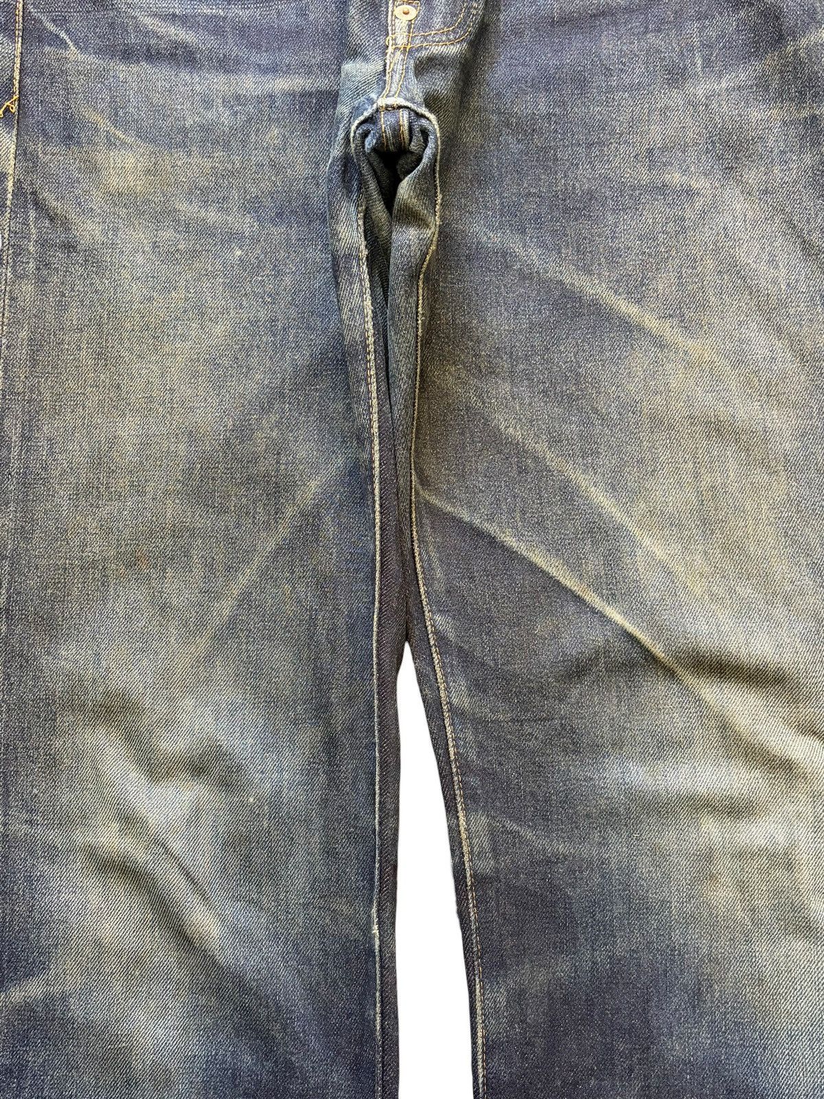 Levi's Vintage Levis 201XX Big E Buckle Back Selvedge Jeans Size US 28 / EU 44 - 3 Thumbnail