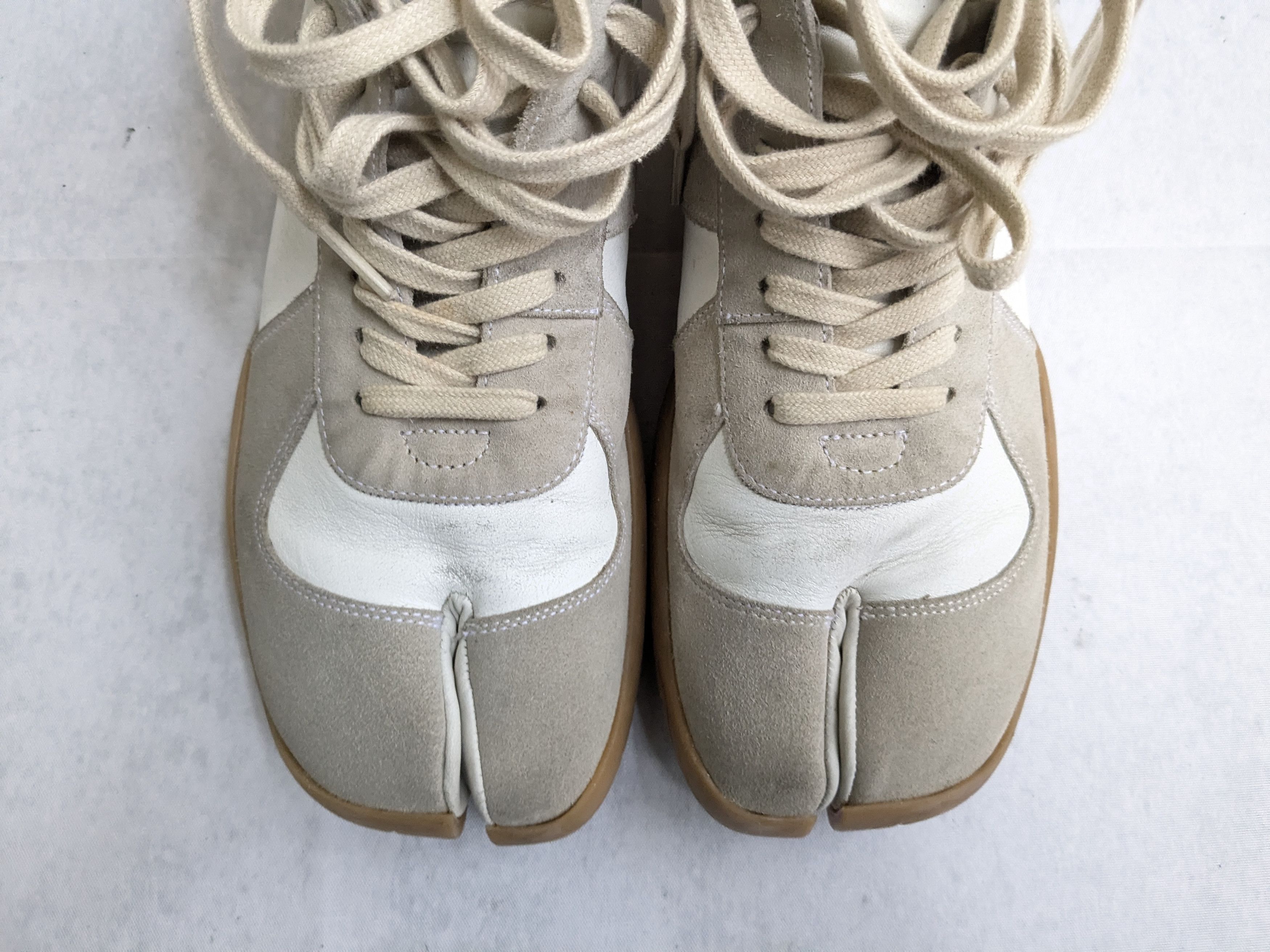 Maison Margiela Margiela Tabi Replica GAT Tabi Gray White 8 41 High Tops Size US 8 / EU 41 - 3 Thumbnail