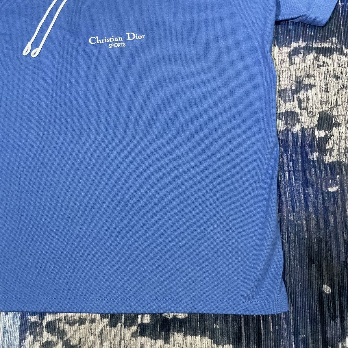 Dior Vintage Christian Dior Sports Archive Blue Polo Collar Shirt Size US S / EU 44-46 / 1 - 19 Thumbnail