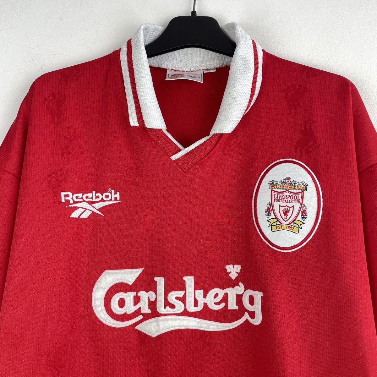 Reebok Vintage Liverpool 1996/1998 Reebok Home Jersey Shirt 46/48 Size US XL / EU 56 / 4 - 2 Thumbnail