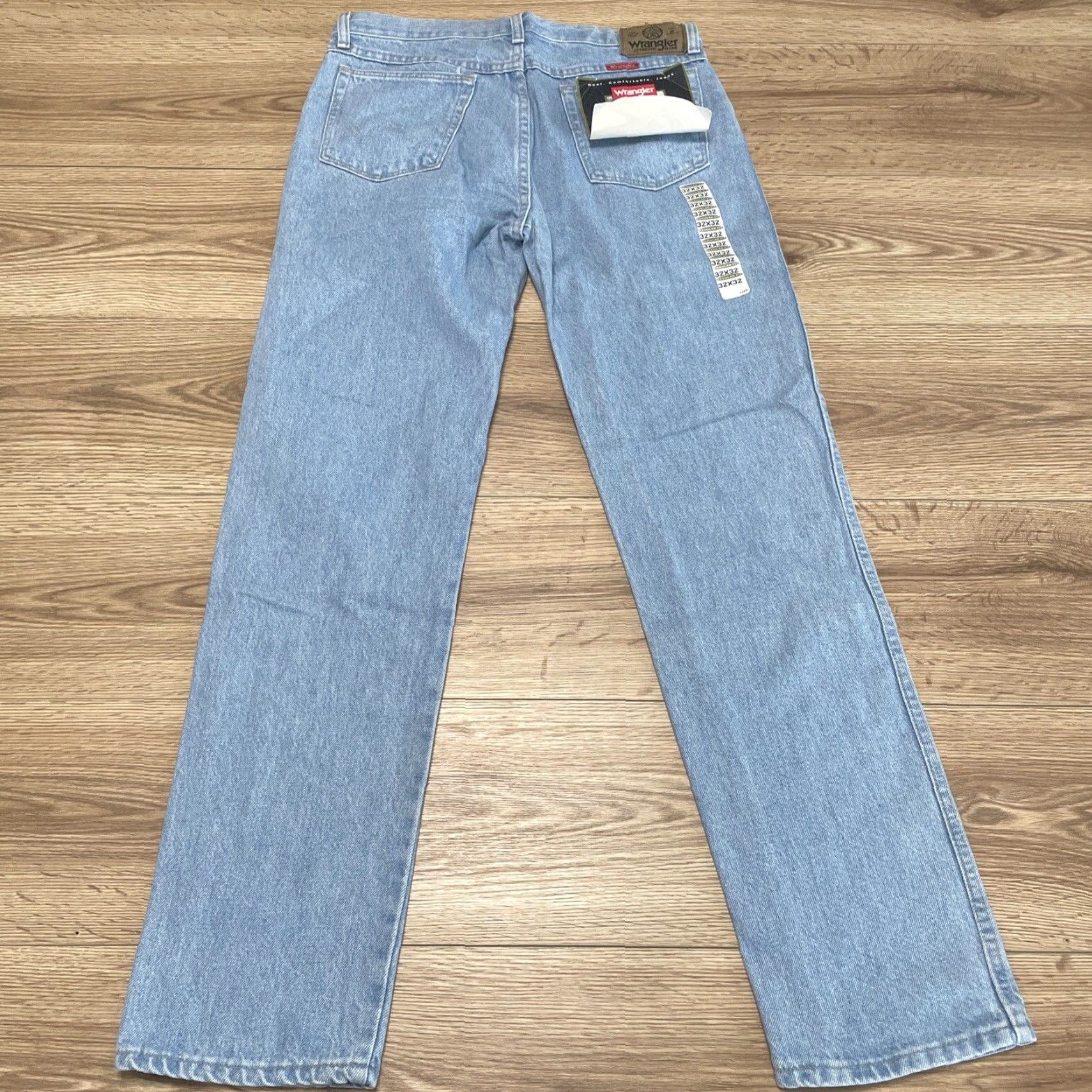 Wrangler WRANGLER Light Wash Straight Leg Jeans Size 32x32 Mens Blue Size US 32 / EU 48 - 8 Thumbnail