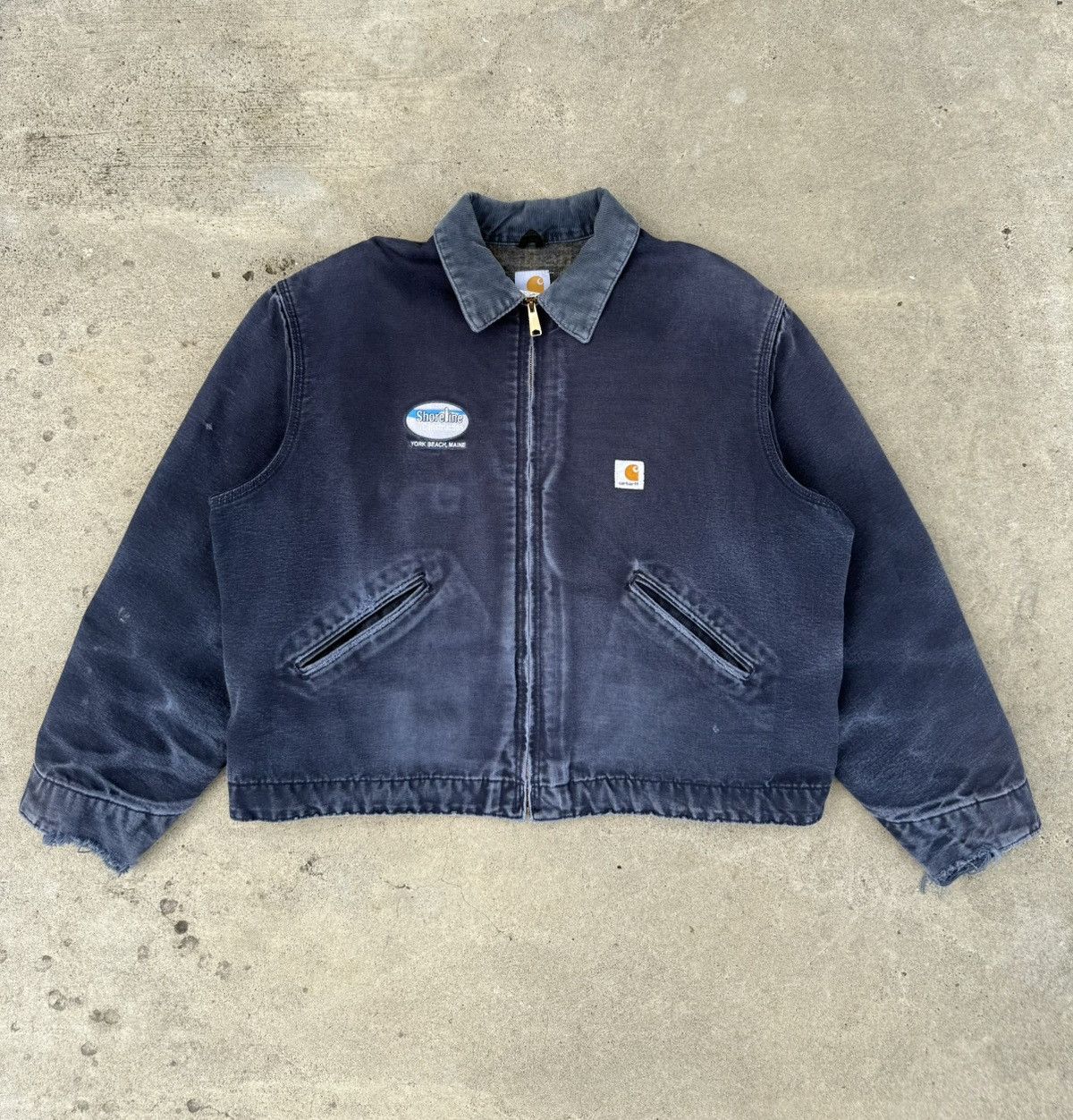 Carhartt Vintage Carhartt Denim Chore Jacket Tupac 80s Size 50