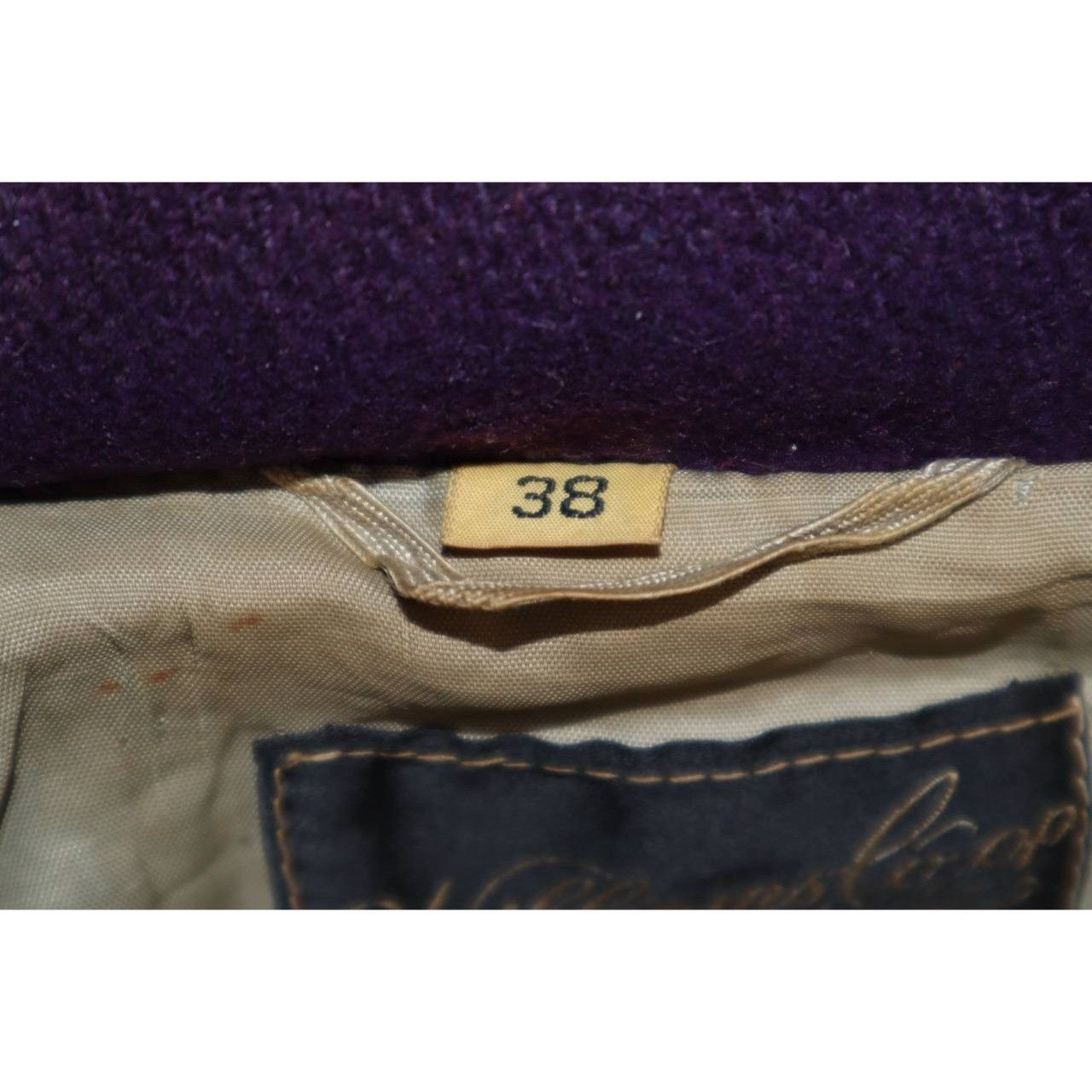 Vintage Vintage 70s William Loop Varsity Leather Jacket Sz 38 Size US M / EU 48-50 / 2 - 7 Thumbnail