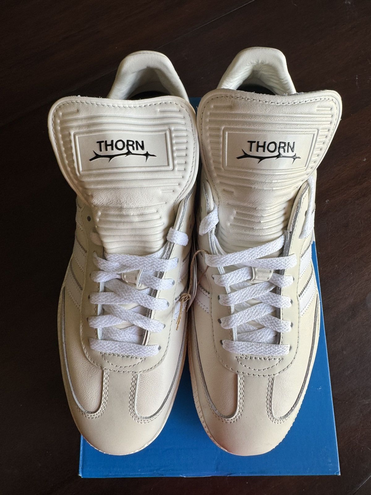 Adidas Clipse x Adidas Samba Thorn LT Cream White Size US 11.5 / EU 44-45 - 3 Thumbnail