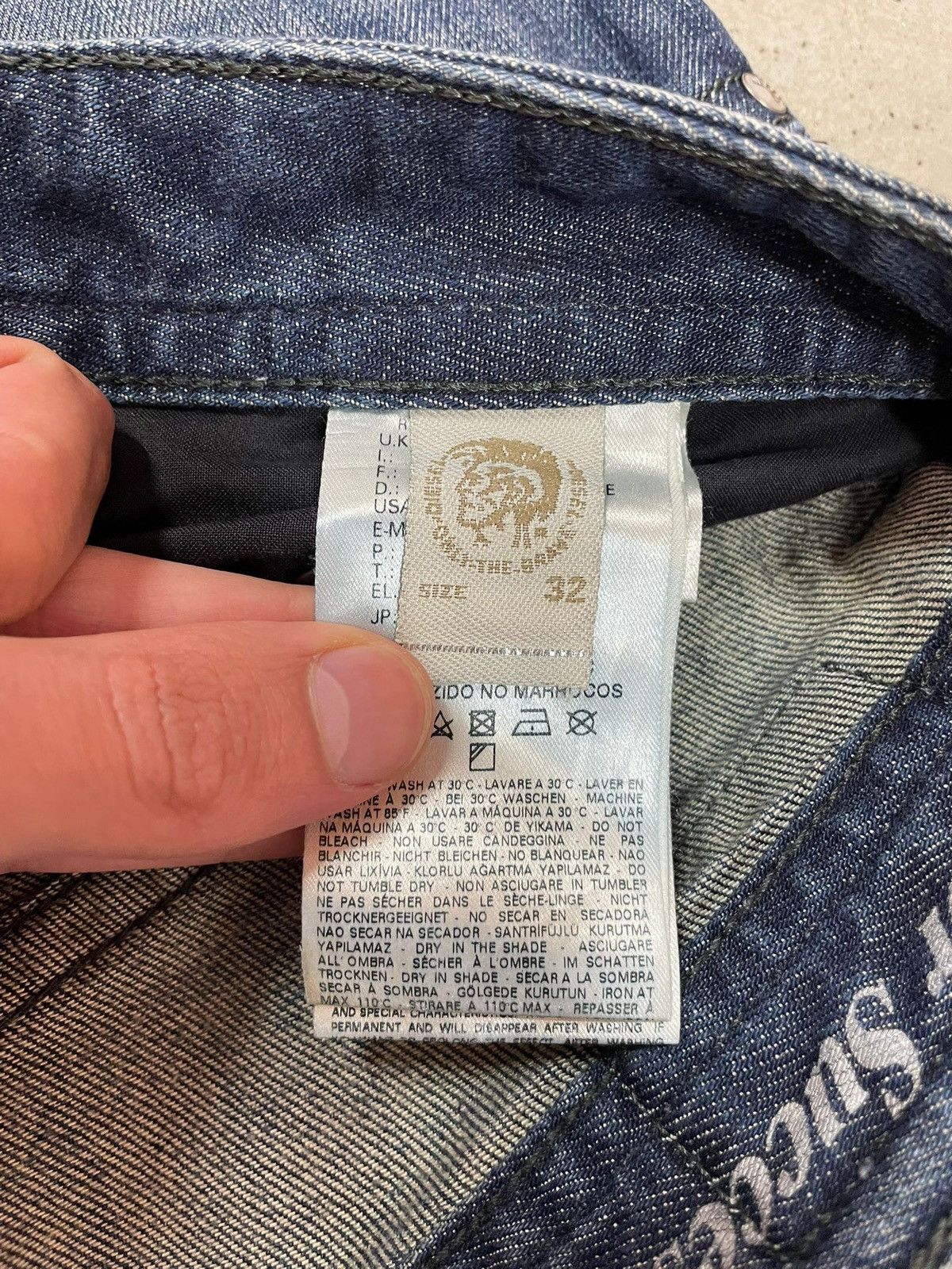 Diesel Vintage Diesel Distressed Denim Jeans Size US 32 / EU 48 - 11 Thumbnail