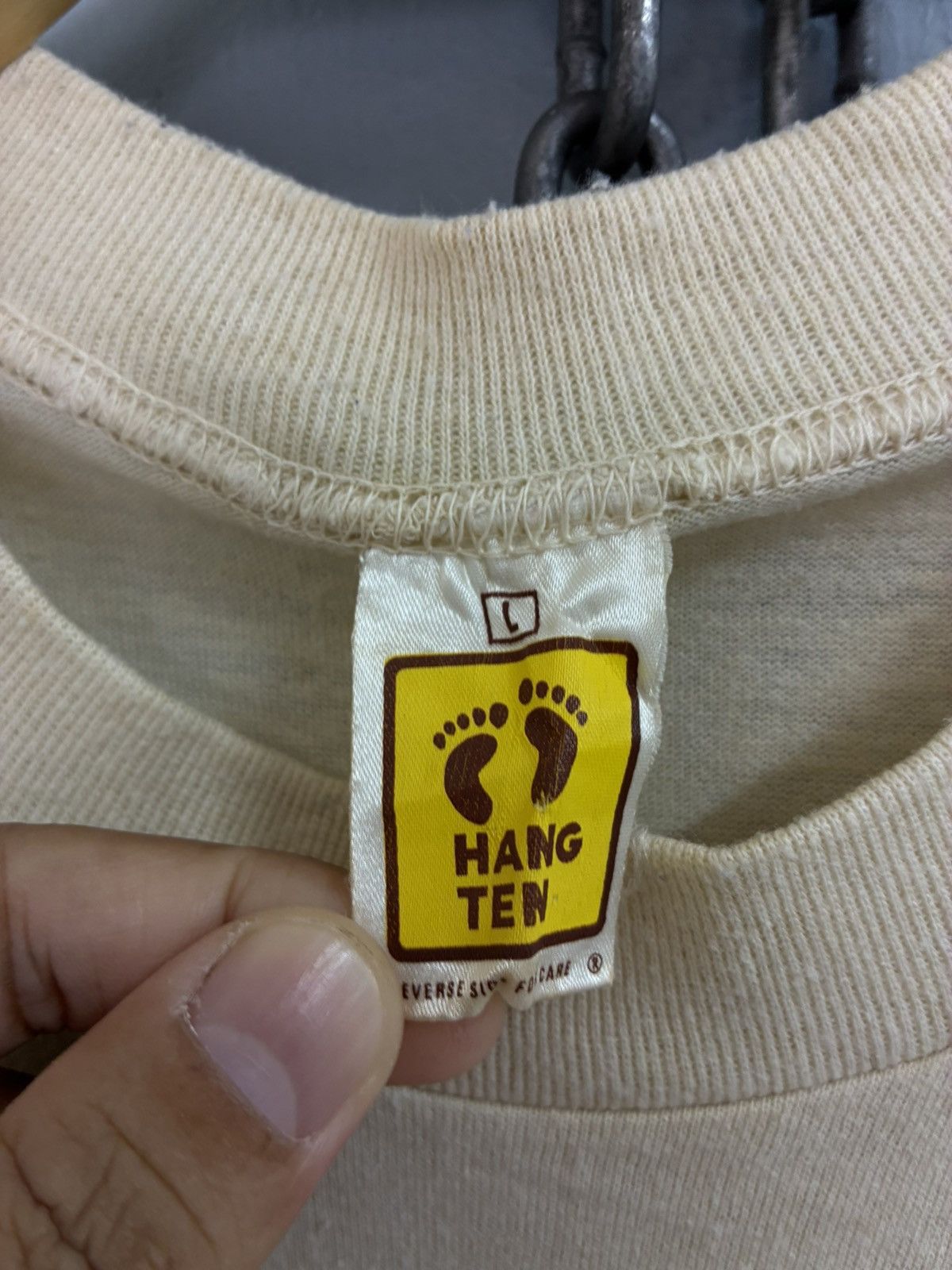 Hang Ten Vintage 70s Hang Ten soccer pocket tee Size US L / EU 52-54 / 3 - 7 Thumbnail