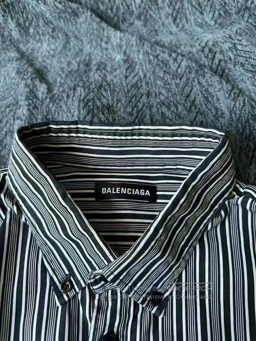 Balenciaga Balenciaga Striped Shirt. Size US XXS / EU 40 - 3 Thumbnail