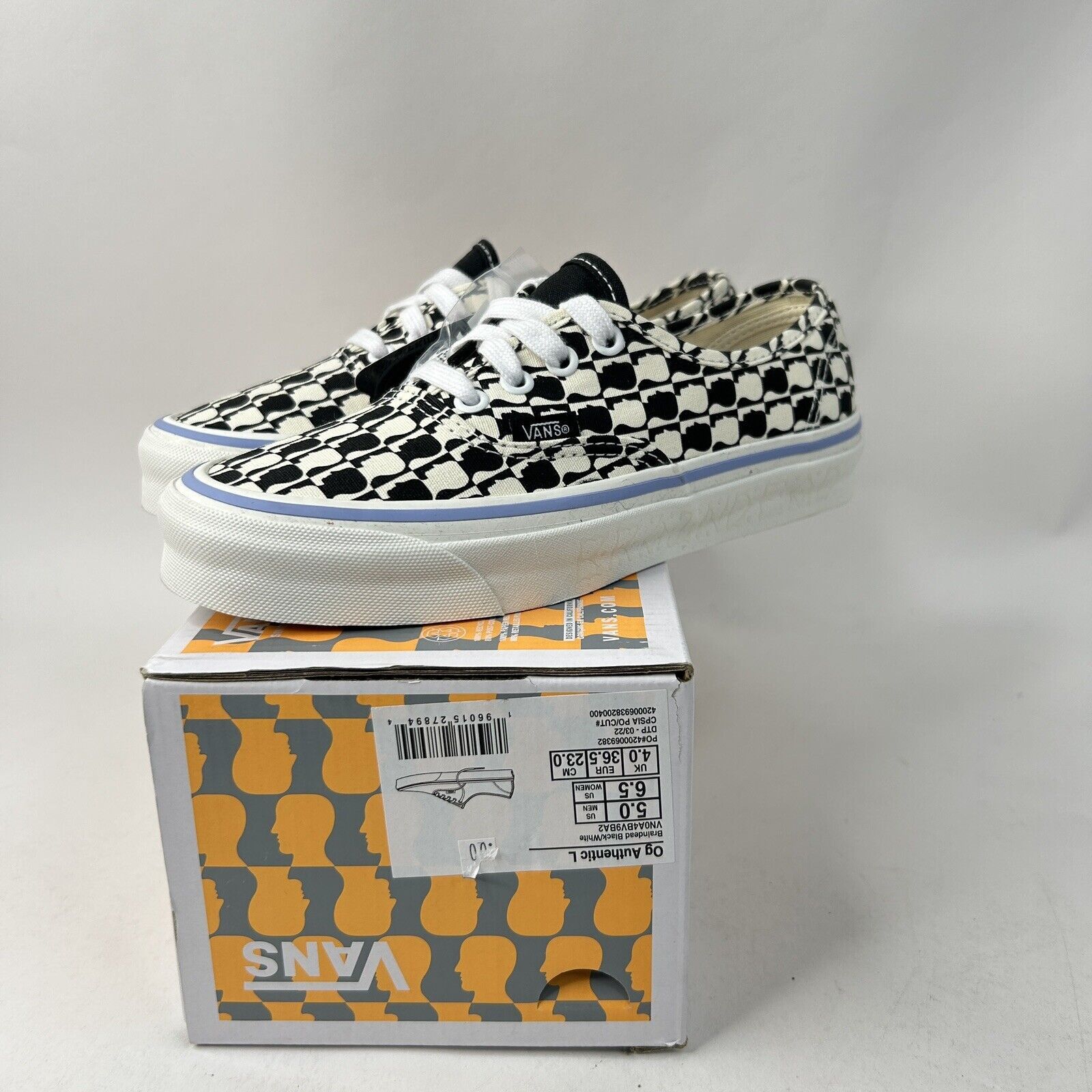 Vans Vans Vault x Brain Dead Authentic LX “Checkerboard” 2024 Size US 6.5 / IT 36.5 - 3 Thumbnail