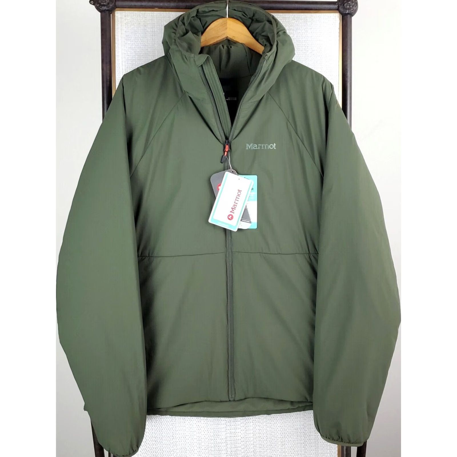 Marmot Marmot Jacket 2XL Hooded Primaloft Silver Insulated Full Zip Nylon Winter Ski Coat Mens Green Od Green Nori Oliv Drab Size US XXL / EU 58 / 5 - 5 Thumbnail