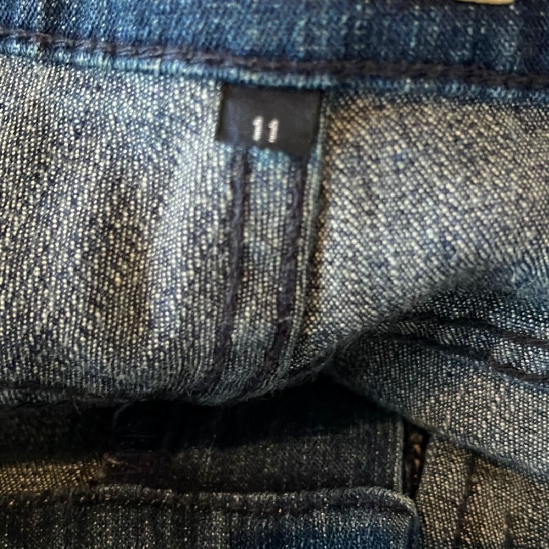 Tommy Hilfiger VINTAGE Tommy Hilfiger Jeans Flare Rhinestones Women Juniors 11 Blue Bell Bottoms Size 32" / US 10 / IT 46 - 6 Thumbnail