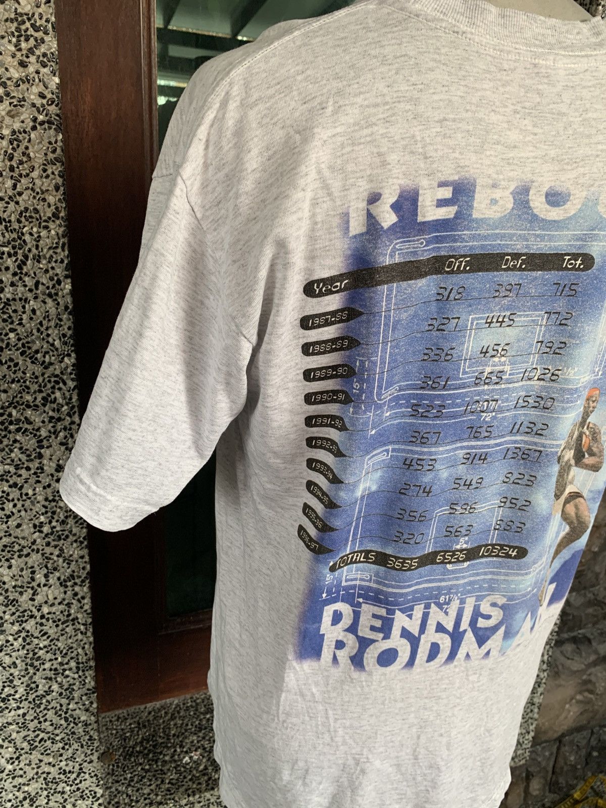 NBA Vintage 90s Dennis Rodman NBA Basketball T shirt Size US M / EU 48-50 / 2 - 5 Thumbnail