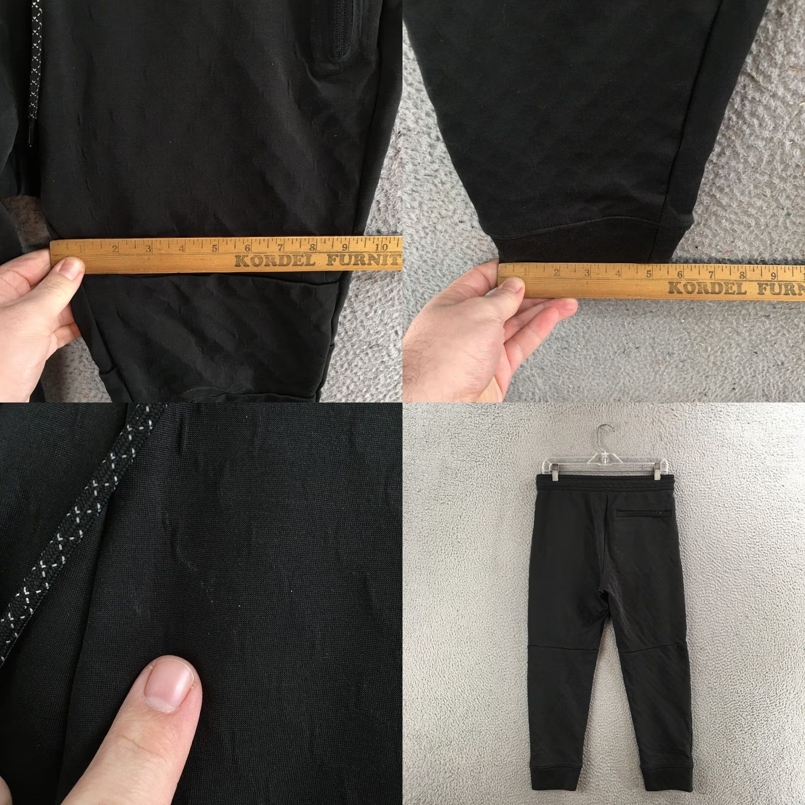American Eagle Outfitters American Eagle Outfitters Active Flex Jogger Pants Mens S Capri Black Mid Rise Black Size US 29 - 8 Thumbnail