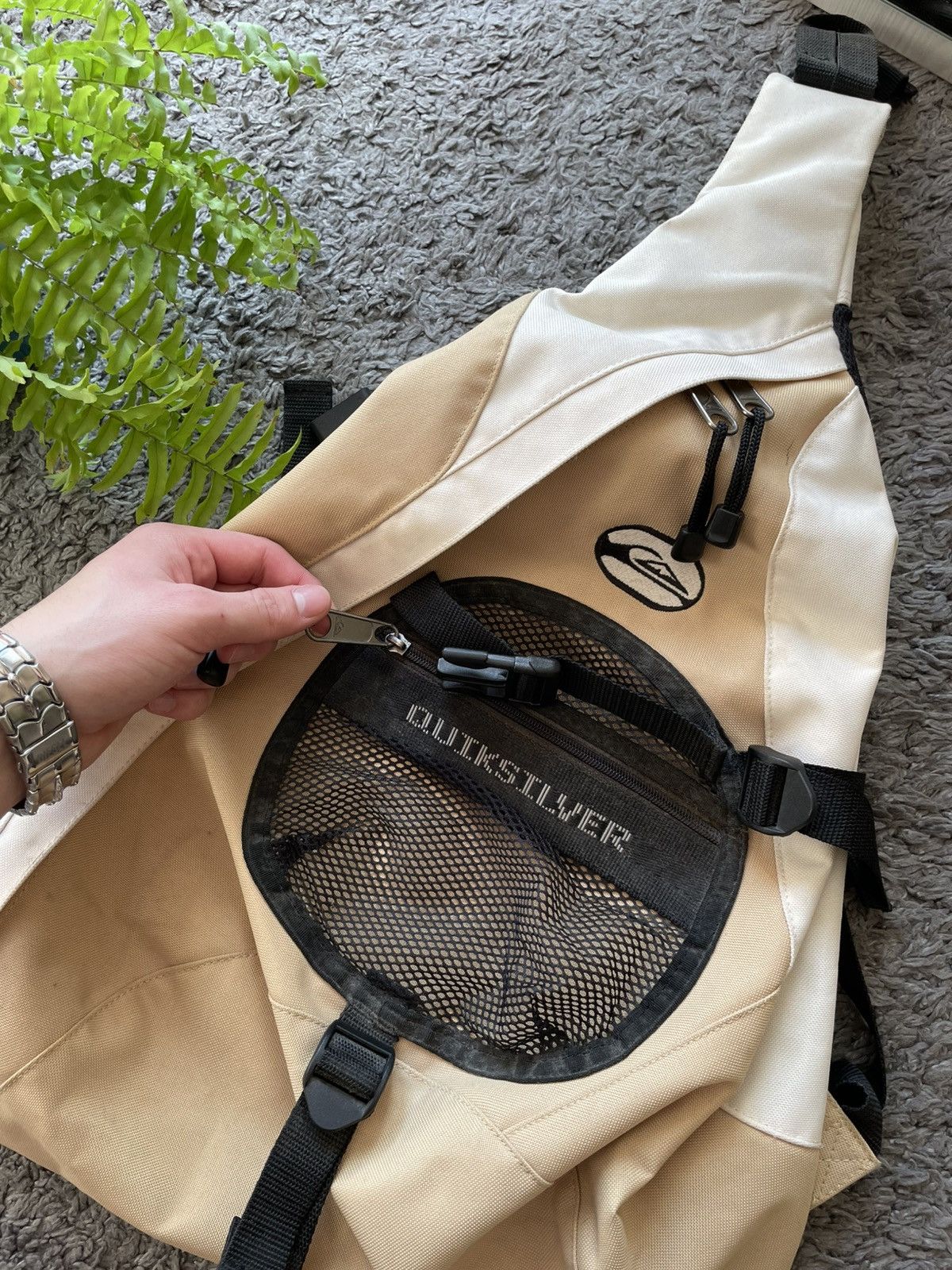 Quiksilver × Vintage 00s Quicksilver Streetwear Vintage Gorpcore Y2k Rare Archive Size ONE SIZE - 5 Thumbnail