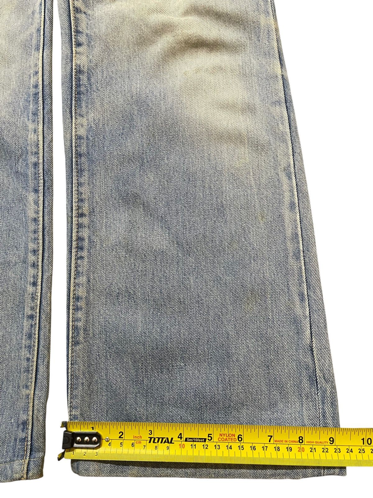 KMRii Vintage Japanese Brand Mud Wash Style Wide Leg Jeans Size US 28 / EU 44 - 17 Thumbnail