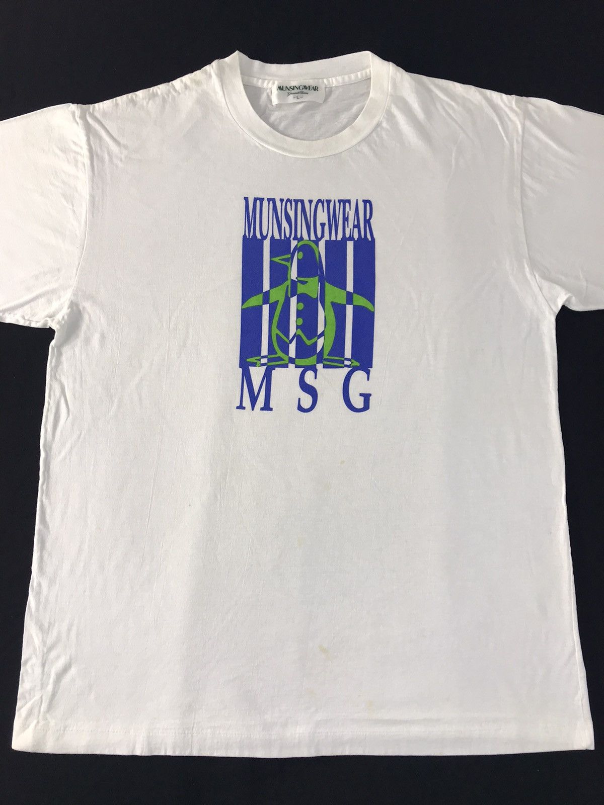 Japanese Brand 90s Munsingwear MSG Grand Slam Printed Tee Size US M / EU 48-50 / 2 - 3 Thumbnail