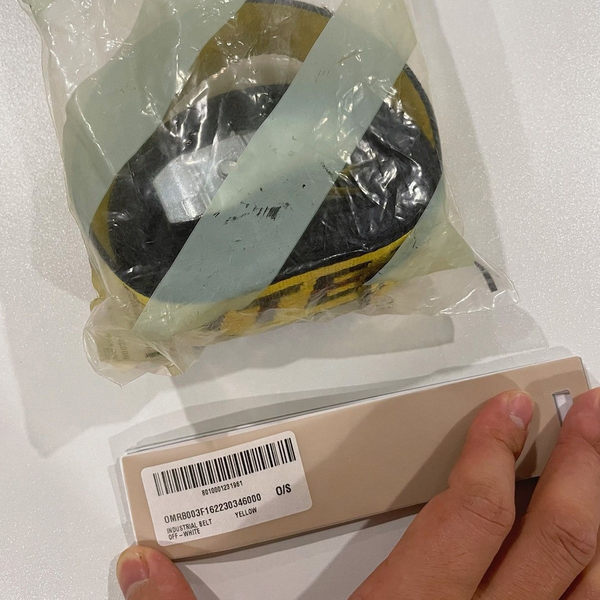 Off-White Off-White yellow industrial belt 200cm Size ONE SIZE - 8 Thumbnail