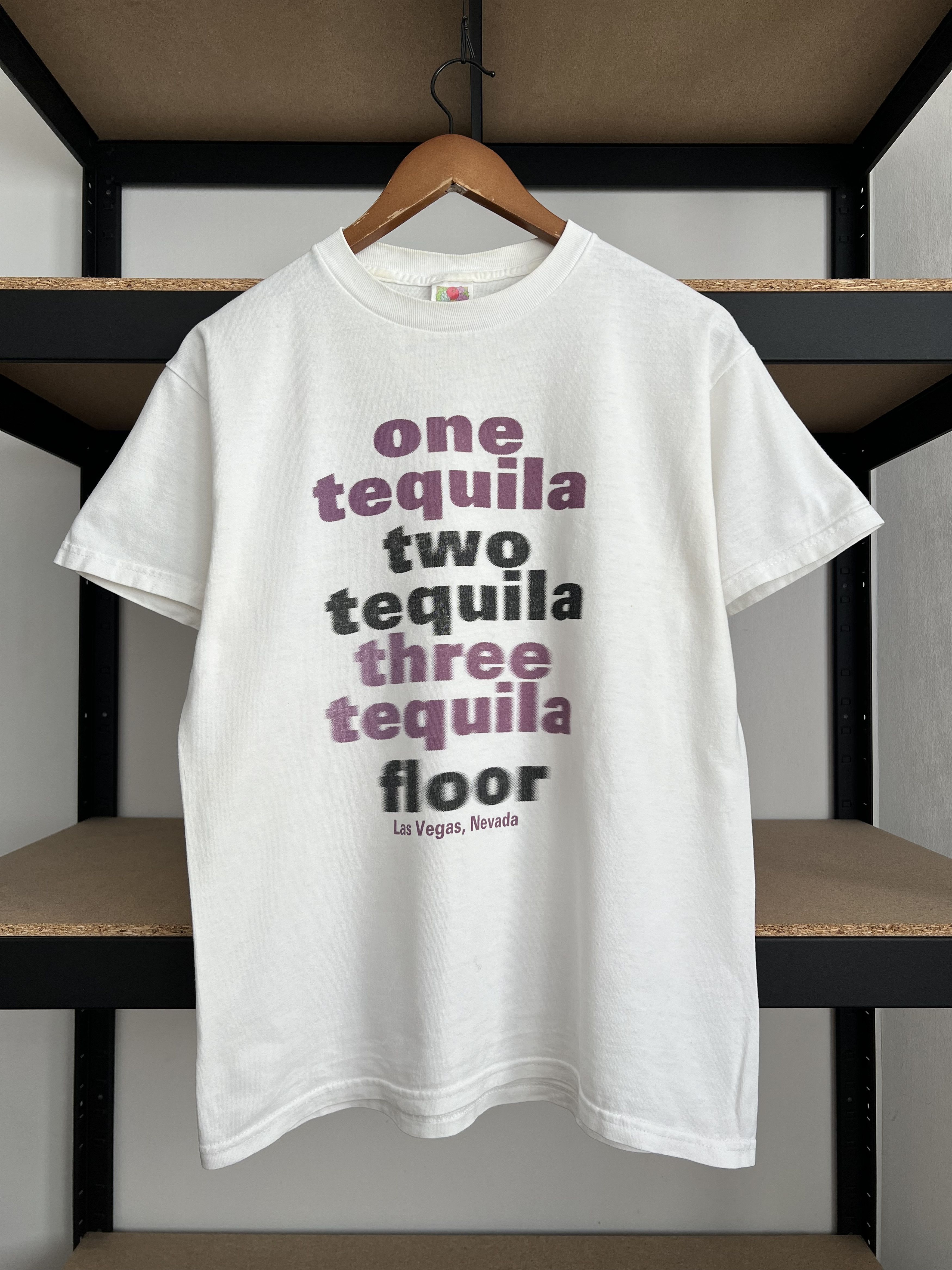 Vintage Vintage 90s One Tequila Two Tequila Three Tequila Floor Tee Size US M / EU 48-50 / 2 - 1 Thumbnail